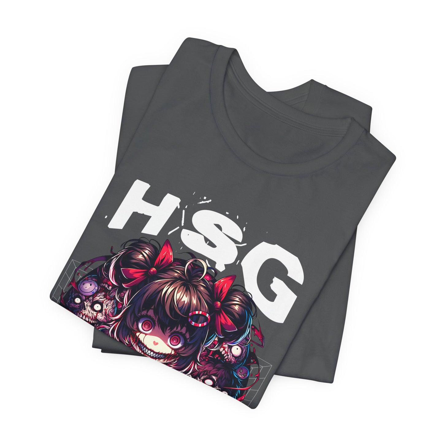 Camiseta de anime psicópata de HSG Apparel | Bella Canvas unisex atrevida 3001