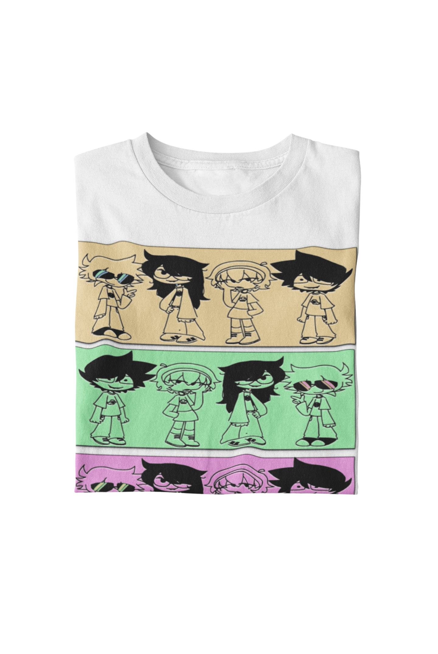Camiseta unisex con personajes de tiras cómicas en varios colores Bella Canvas 3001