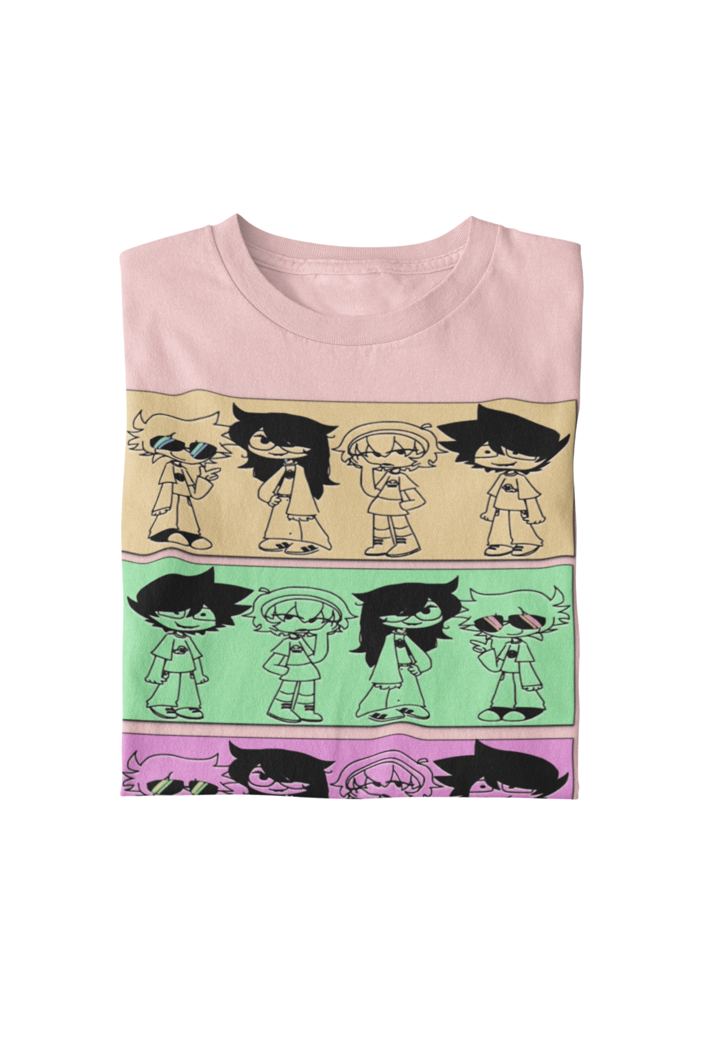 Camiseta unisex con personajes de tiras cómicas en varios colores Bella Canvas 3001