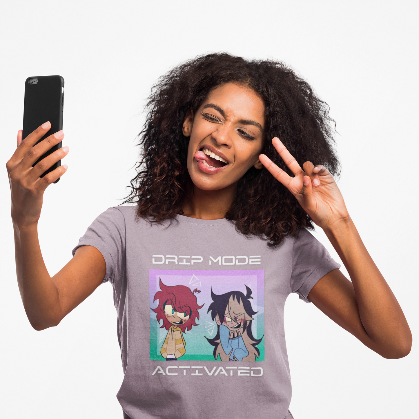 Sharky Collection: ‘Drip Mode Activated’ – Ann & Wendy Bella+Canvas Tee