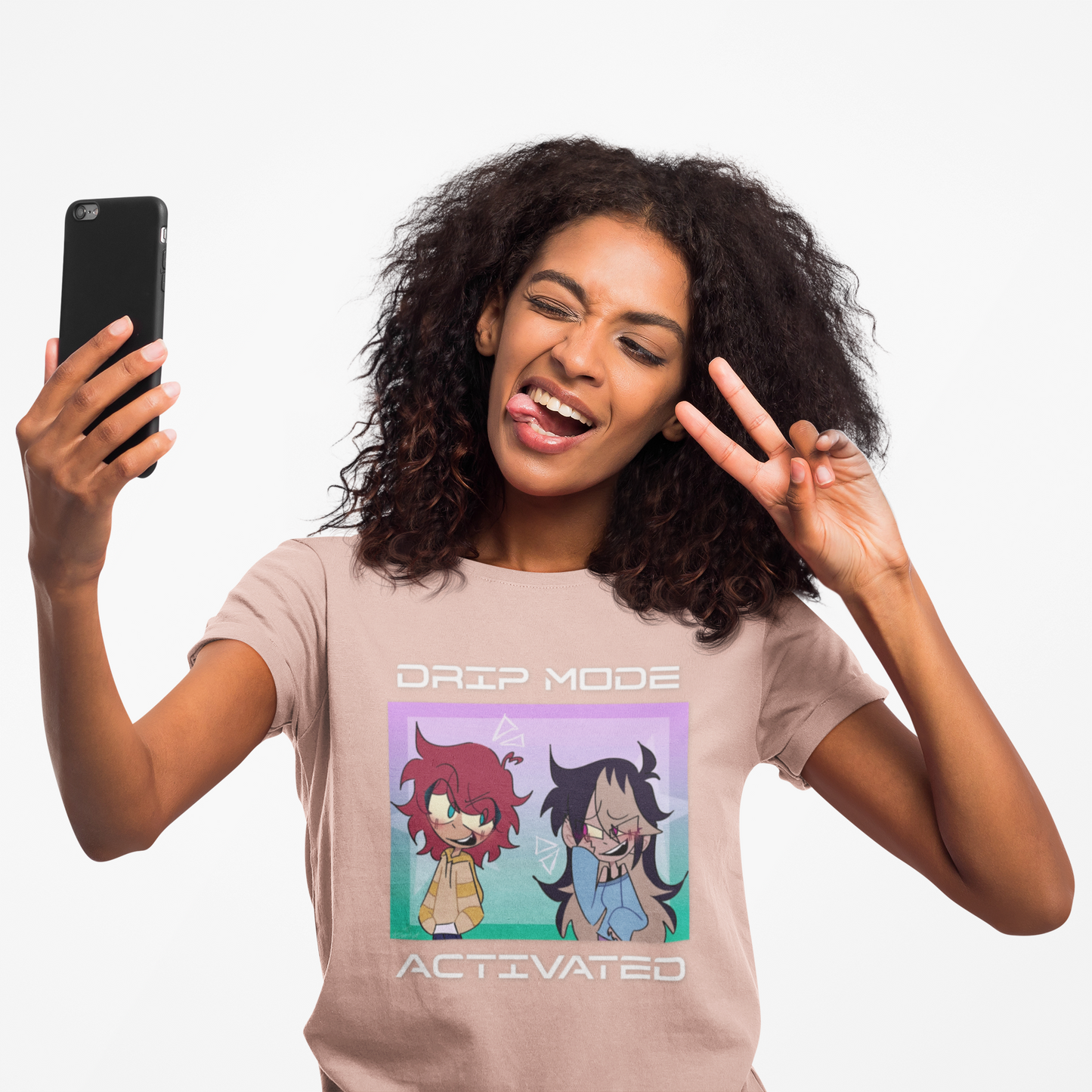 Sharky Collection: ‘Drip Mode Activated’ – Ann & Wendy Bella+Canvas Tee