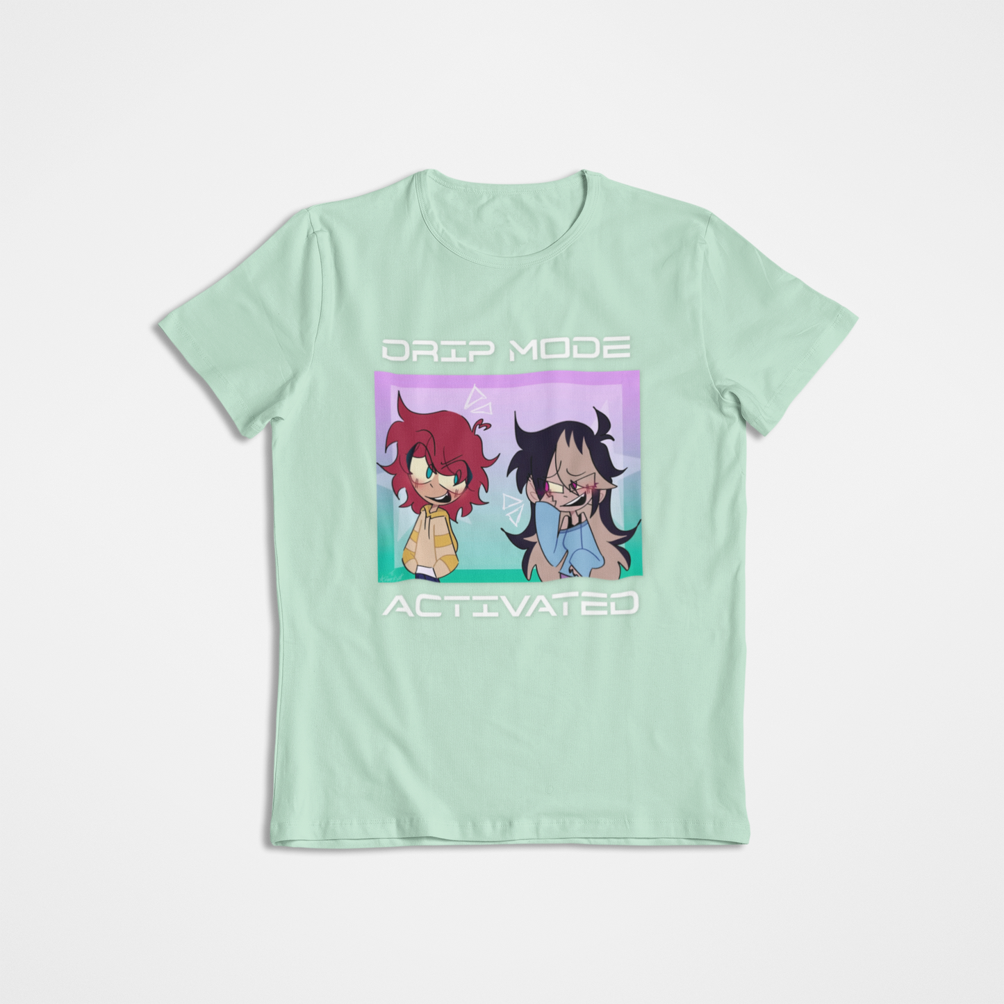 Sharky Collection: ‘Drip Mode Activated’ – Ann & Wendy Bella+Canvas Tee