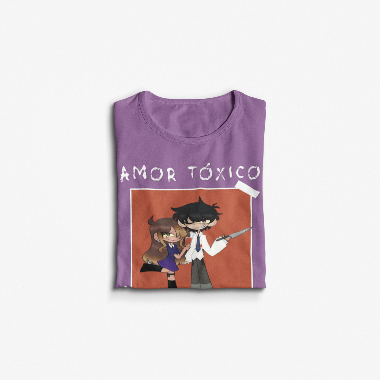 Sharky Collection: ‘Amor Tóxico’ – Tarah & Vincent Bella+Canvas Tee