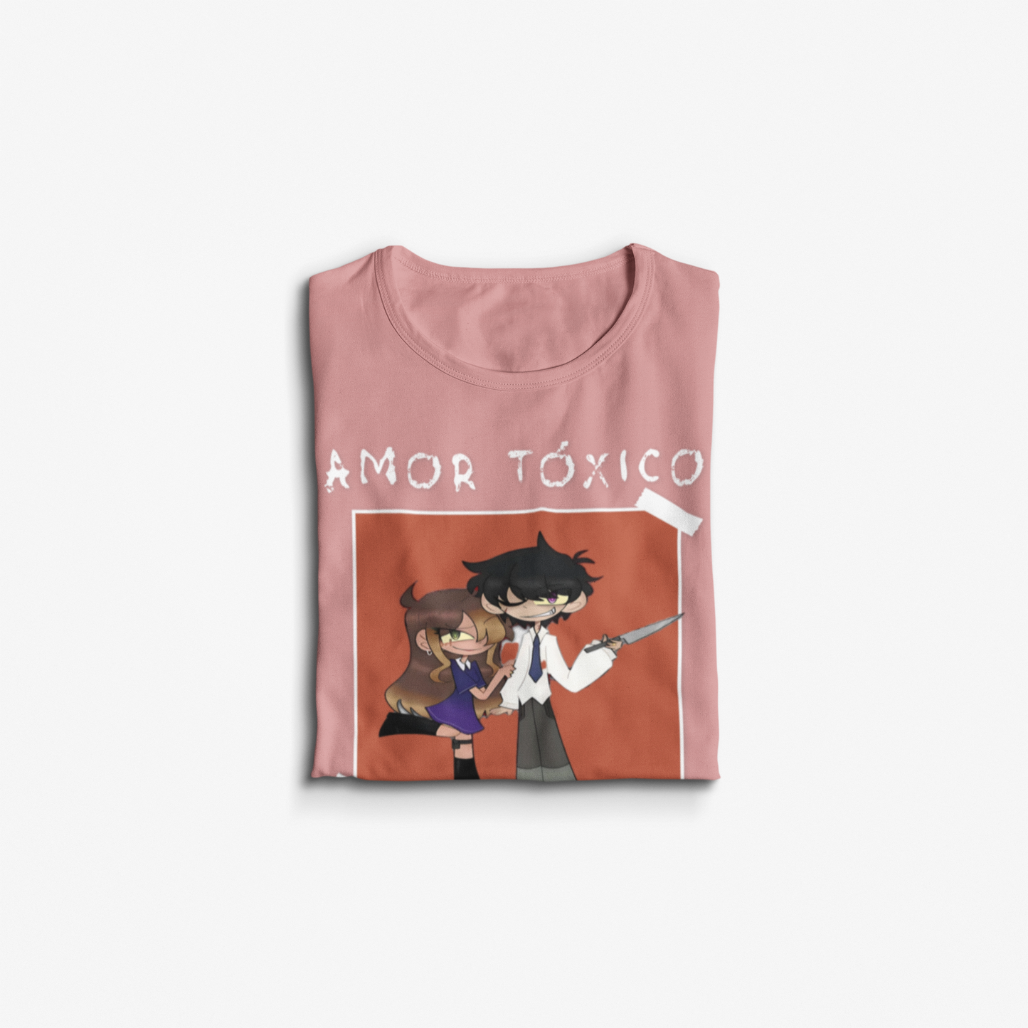 Sharky Collection: ‘Amor Tóxico’ – Tarah & Vincent Bella+Canvas Tee