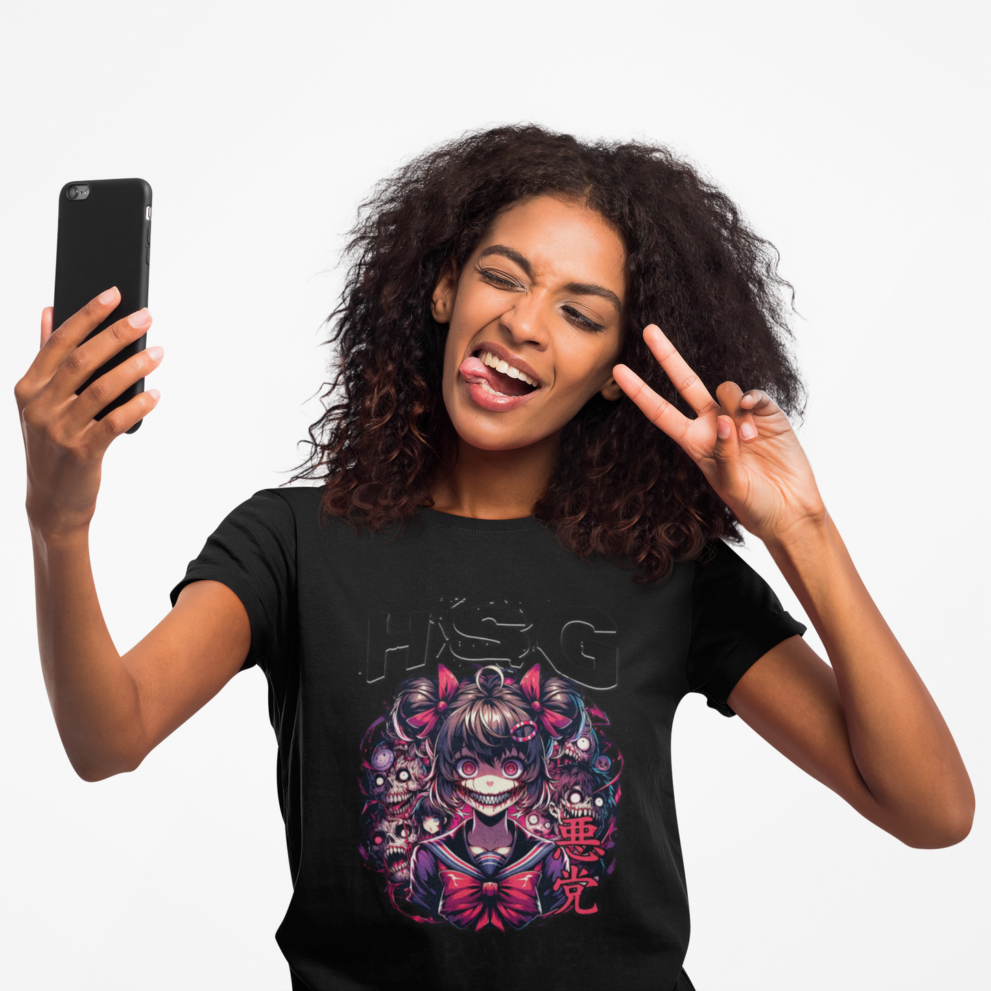 Camiseta de anime psicópata de HSG Apparel | Bella Canvas unisex atrevida 3001