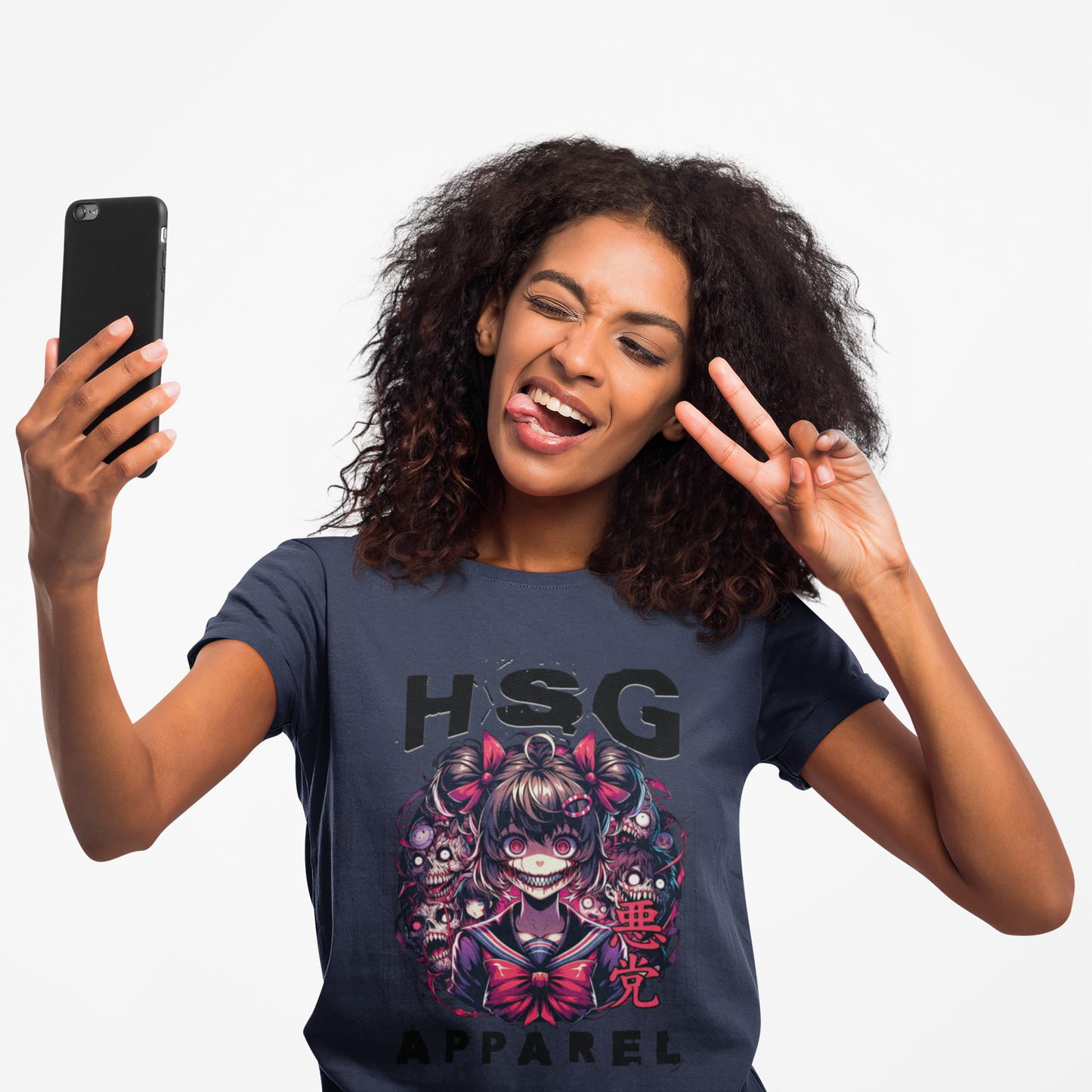 Camiseta de anime psicópata de HSG Apparel | Bella Canvas unisex atrevida 3001