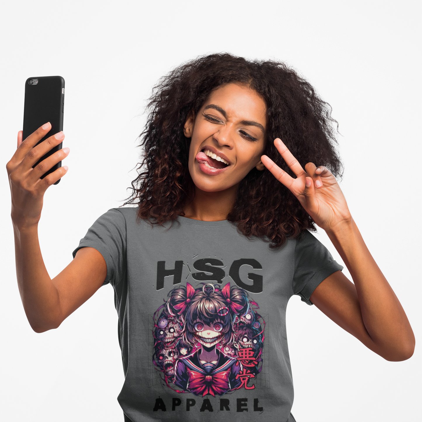 Camiseta de anime psicópata de HSG Apparel | Bella Canvas unisex atrevida 3001