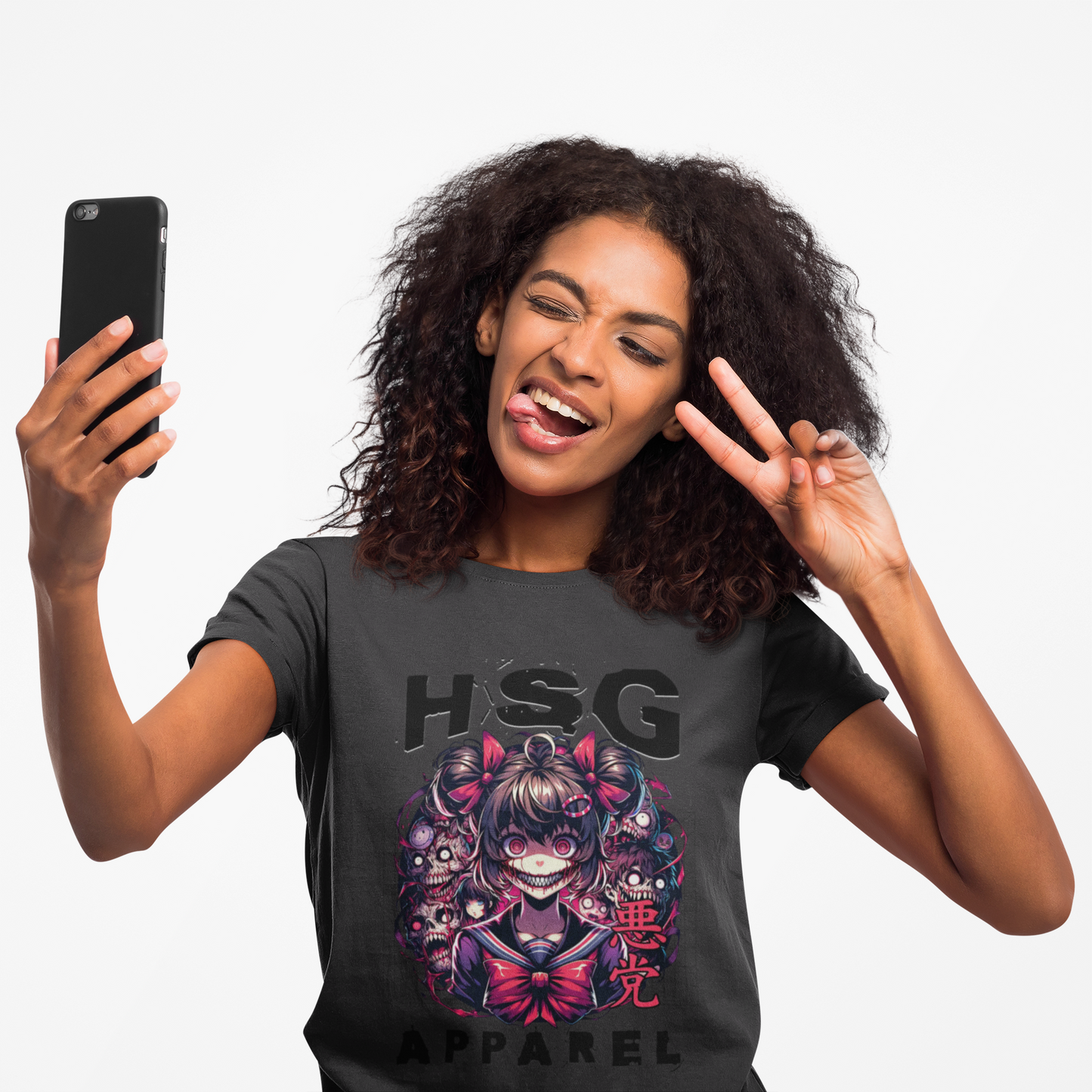 Camiseta de anime psicópata de HSG Apparel | Bella Canvas unisex atrevida 3001
