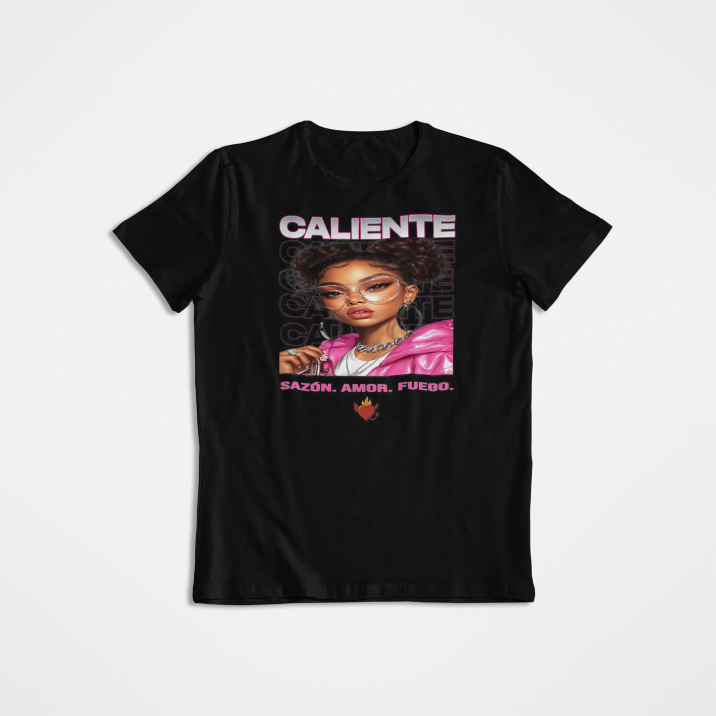 🔥 Sazón — Caliente Chrome Edge Tee