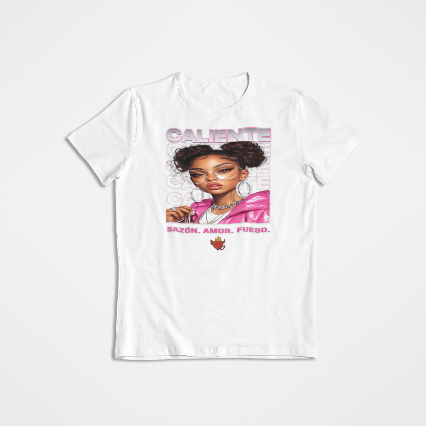 🔥 Sazón — Caliente Chrome Edge Tee