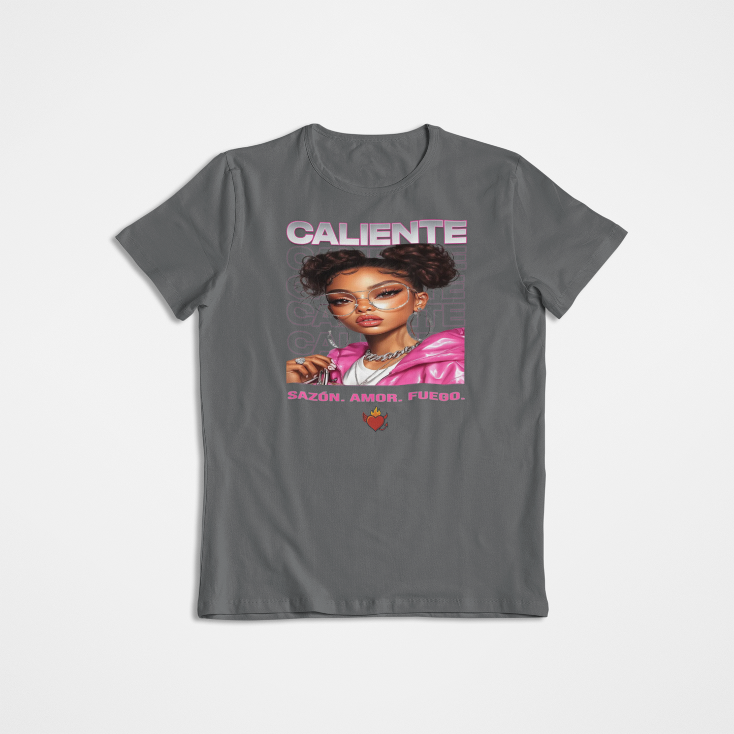 🔥 Sazón — Caliente Chrome Edge Tee