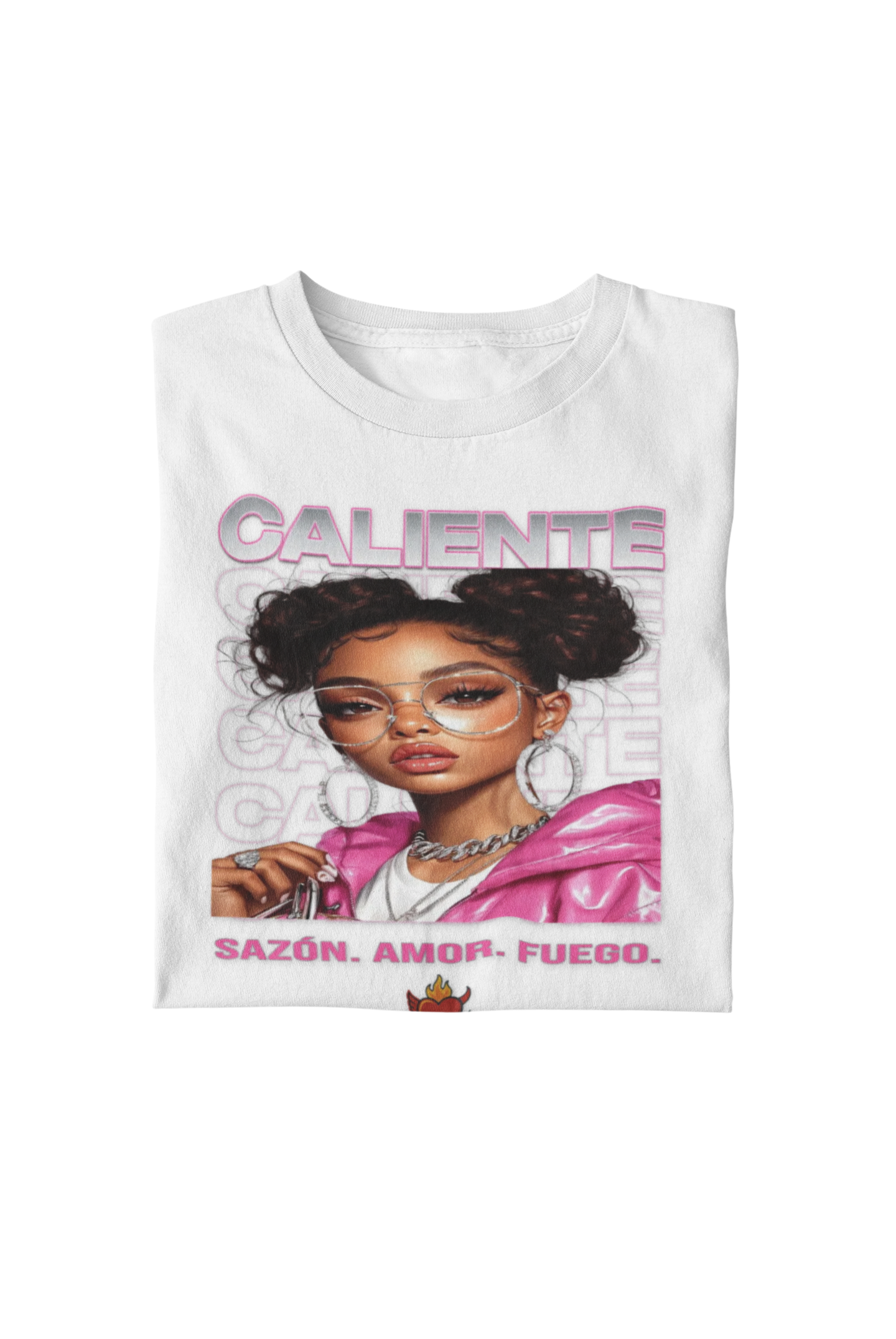 🔥 Sazón — Caliente Chrome Edge Tee