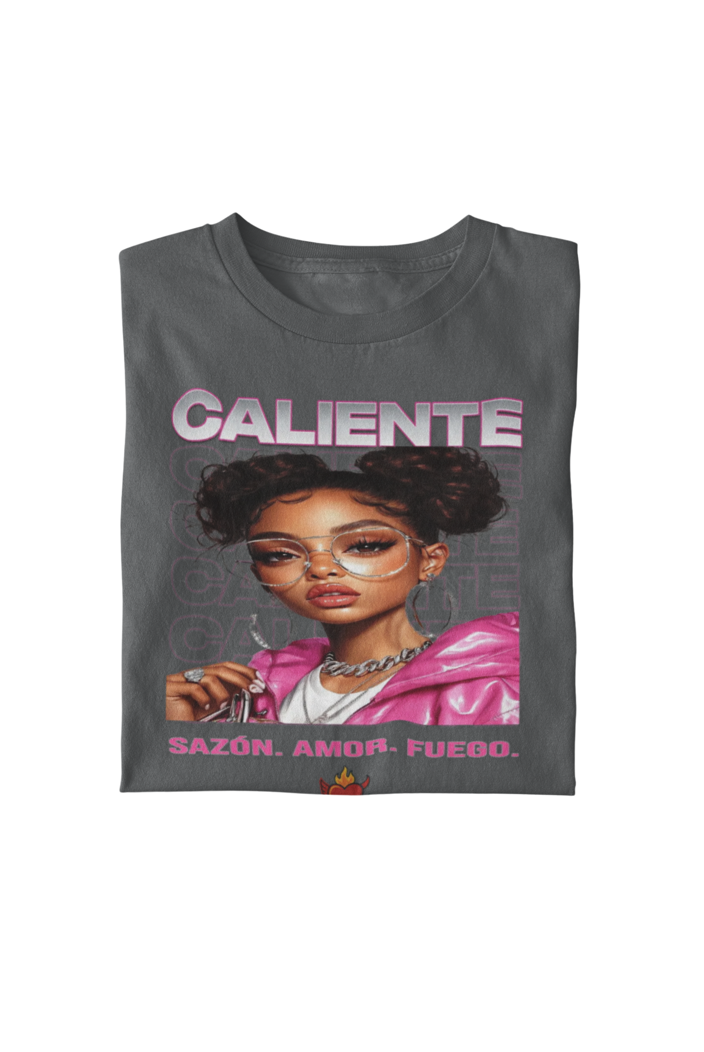 🔥 Sazón — Caliente Chrome Edge Tee