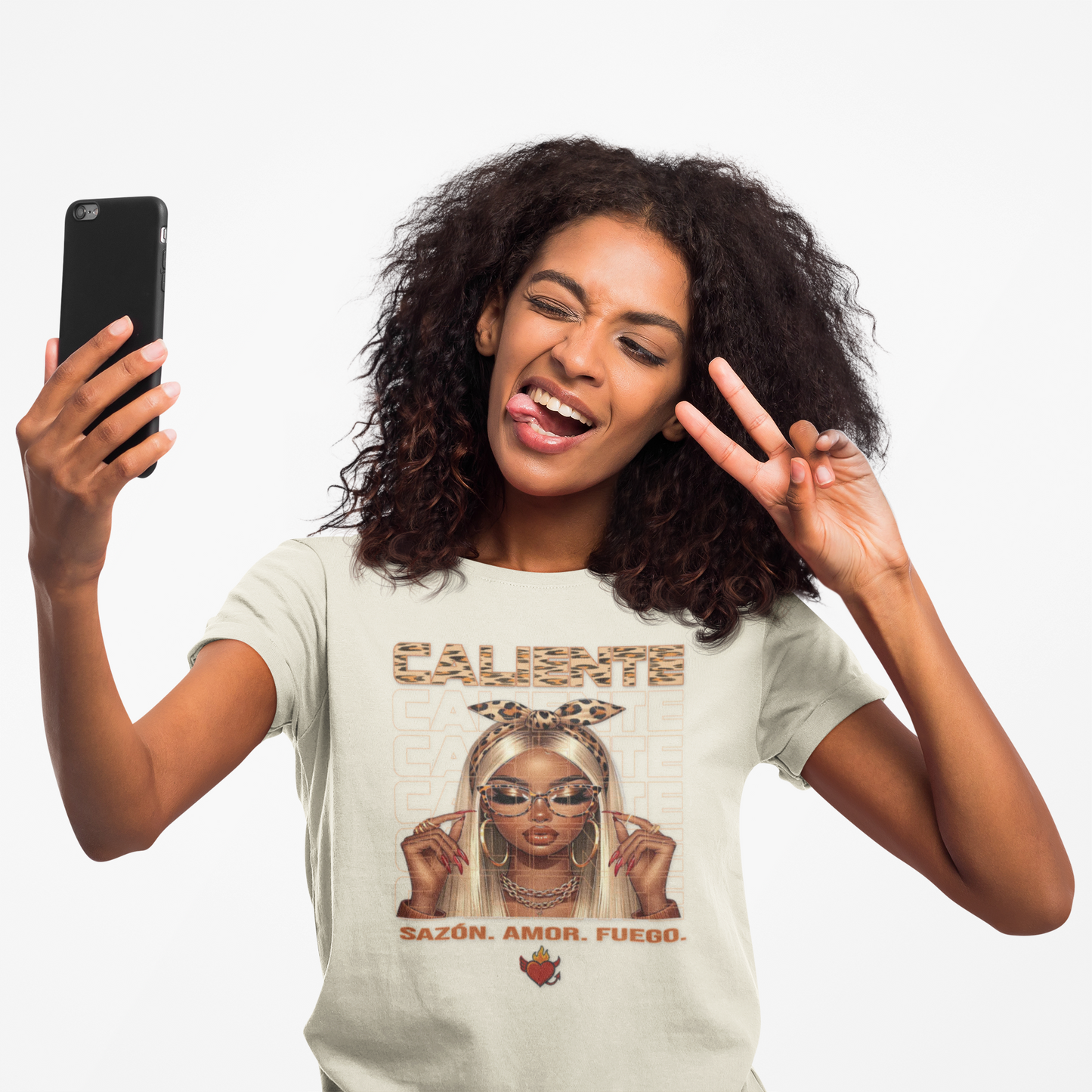 🔥 Sazón — Caliente Leoparda Tee