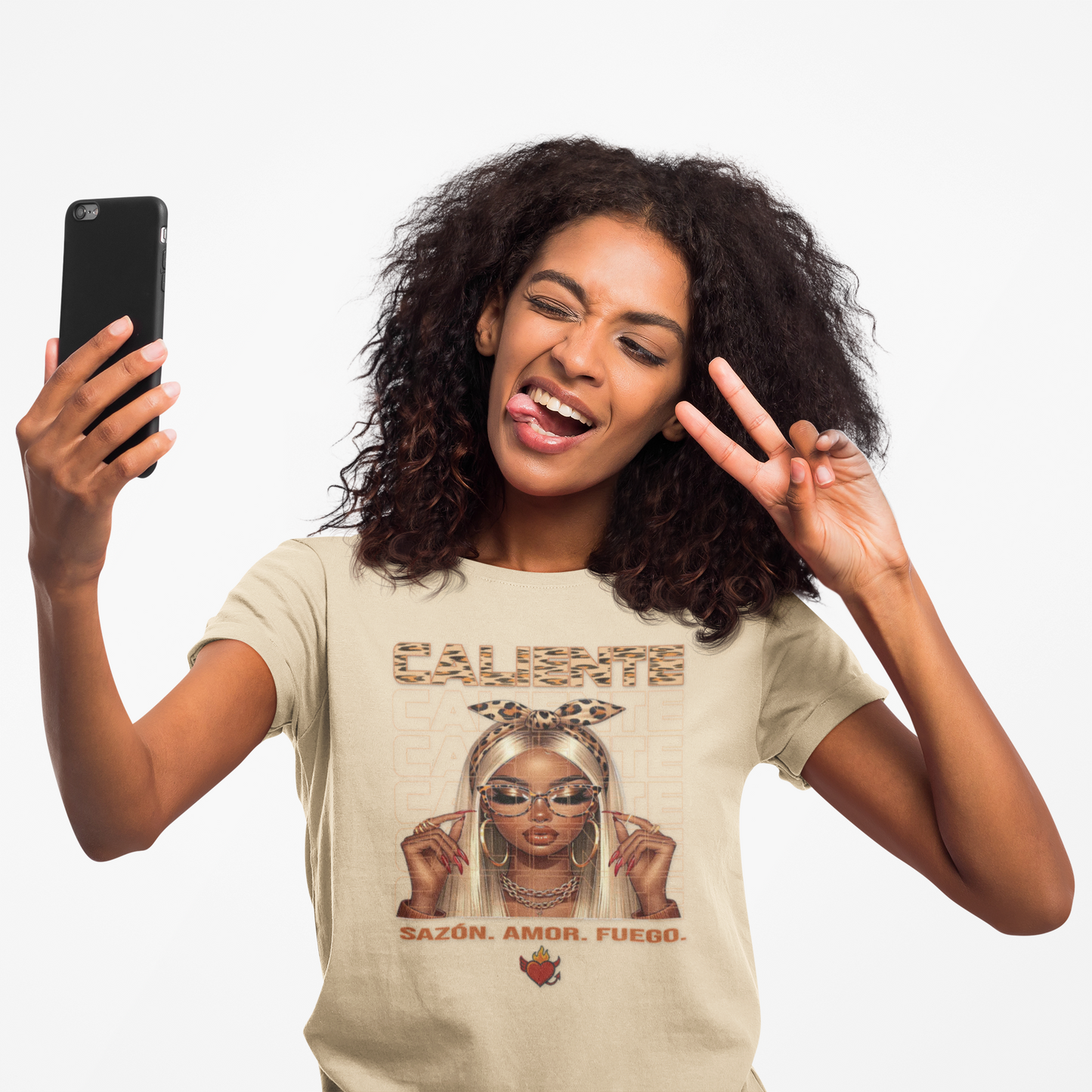 🔥 Sazón — Caliente Leoparda Tee