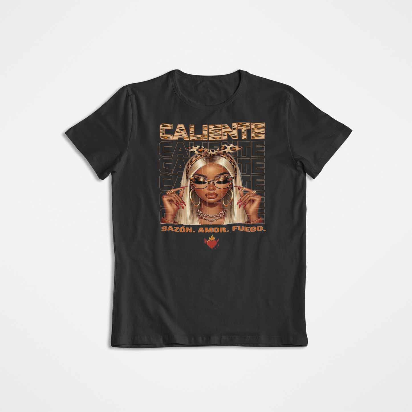 🔥 Sazón — Caliente Leoparda Tee