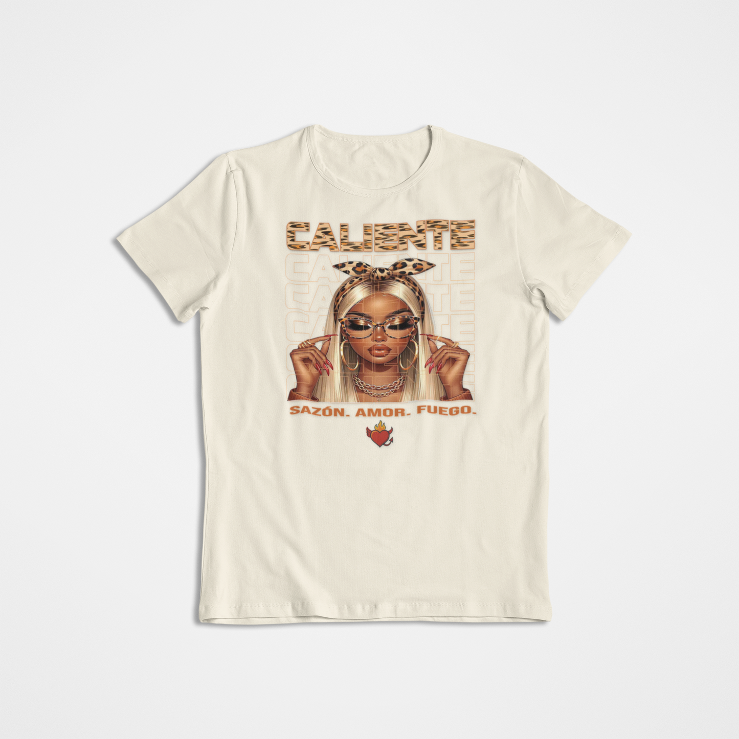 🔥 Sazón — Caliente Leoparda Tee
