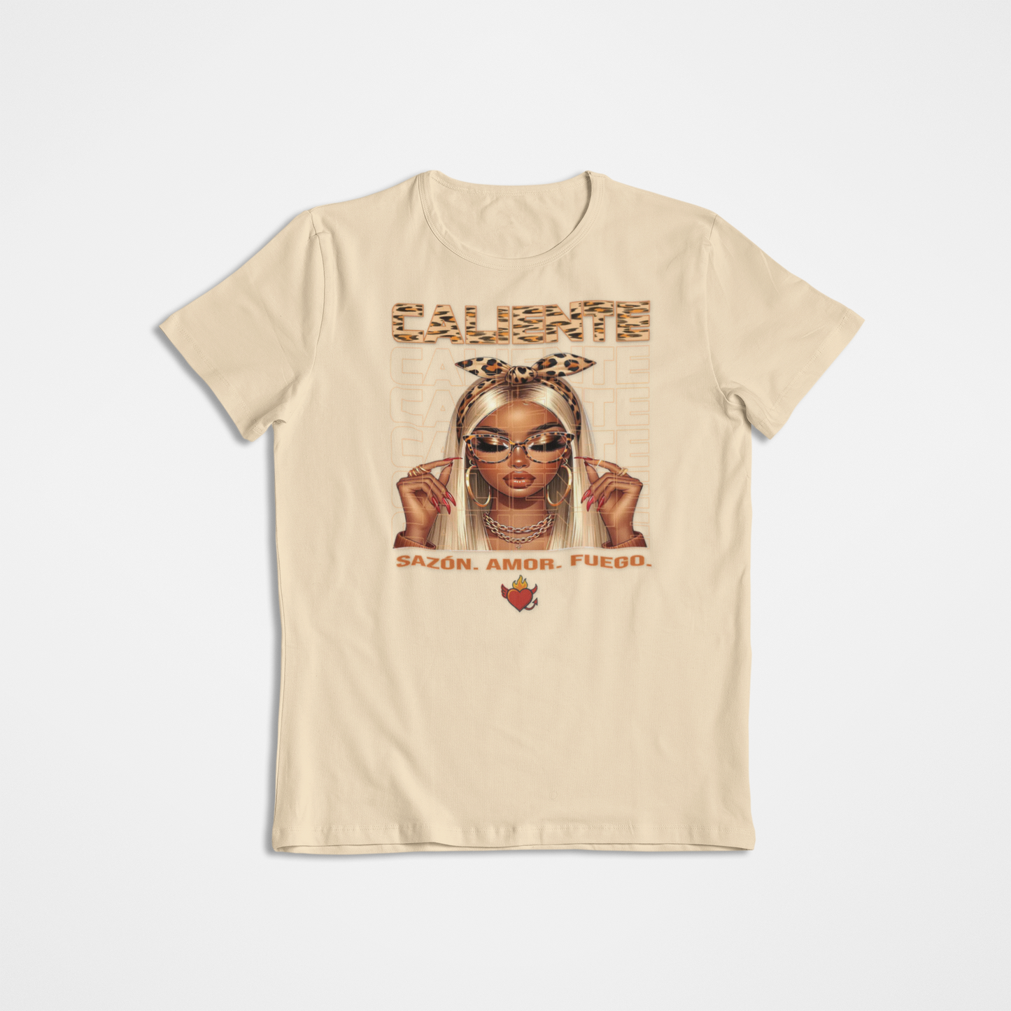 🔥 Sazón — Caliente Leoparda Tee
