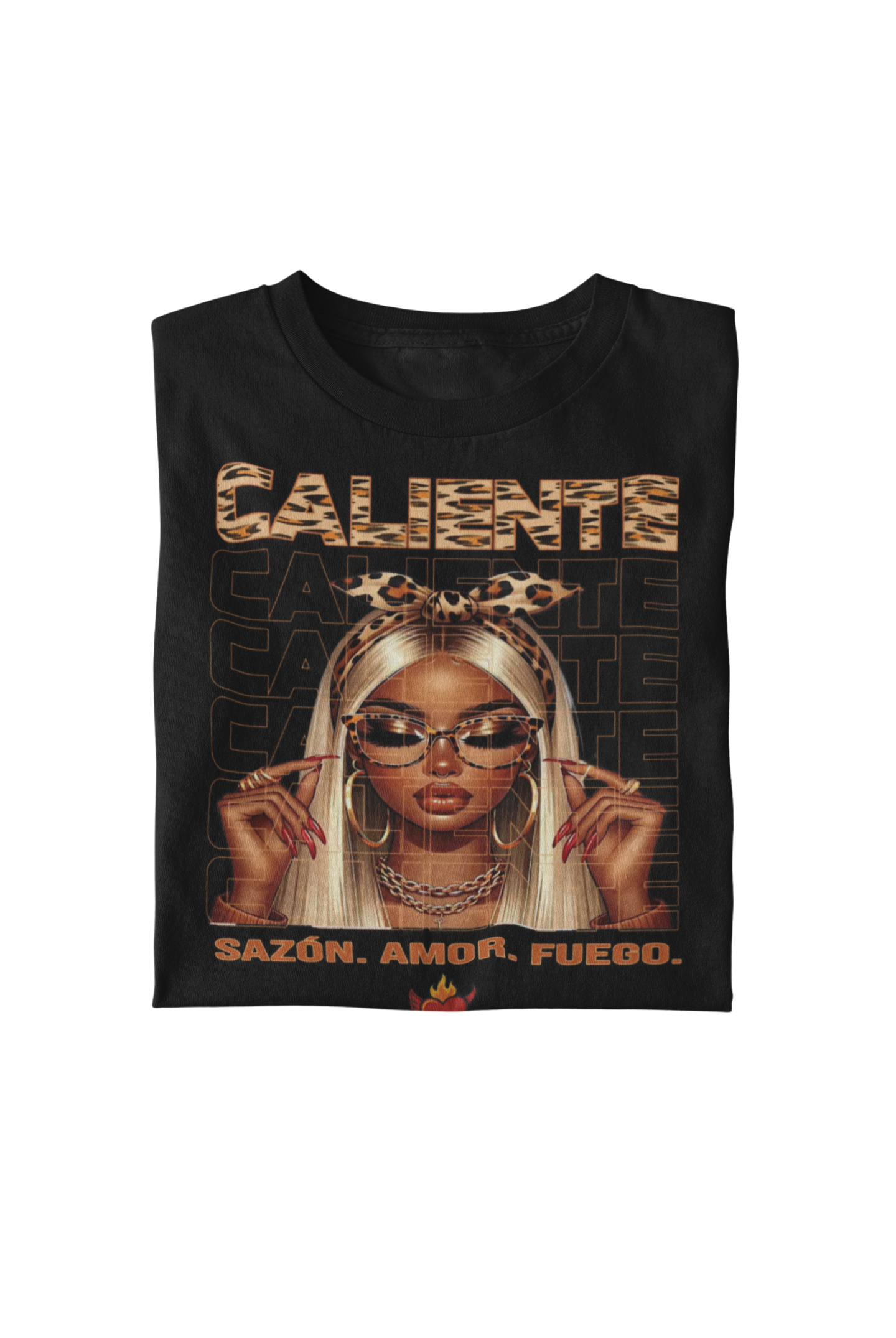 🔥 Sazón — Caliente Leoparda Tee