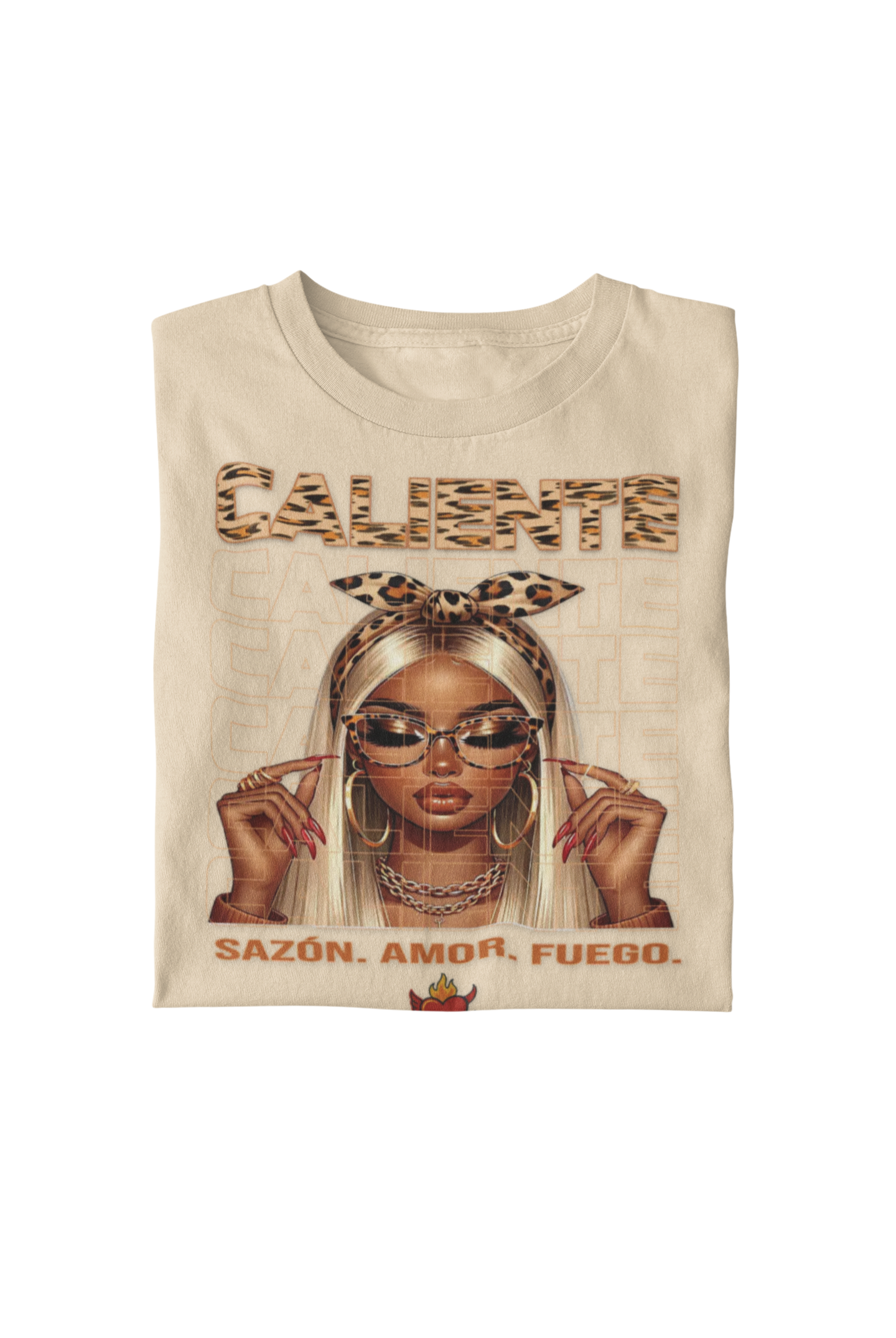 🔥 Sazón — Caliente Leoparda Tee