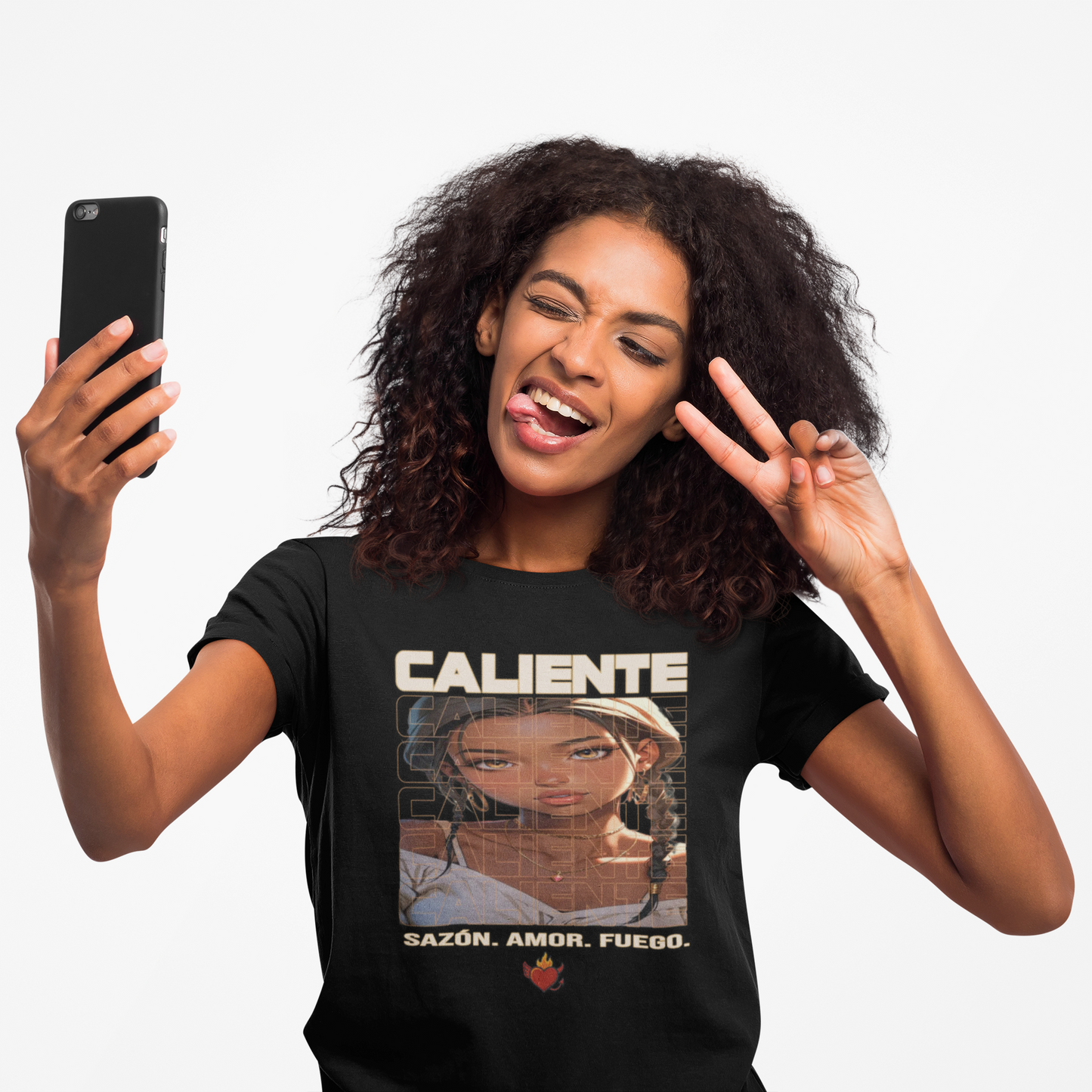 🔥 Sazón — Caliente Miel Tee