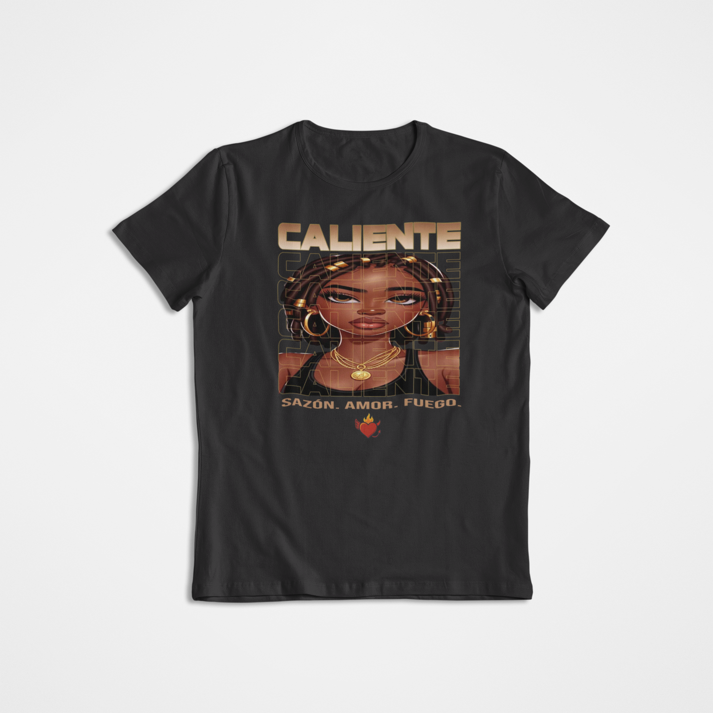 🔥 Sazón — Caliente Bronce Luxe Tee