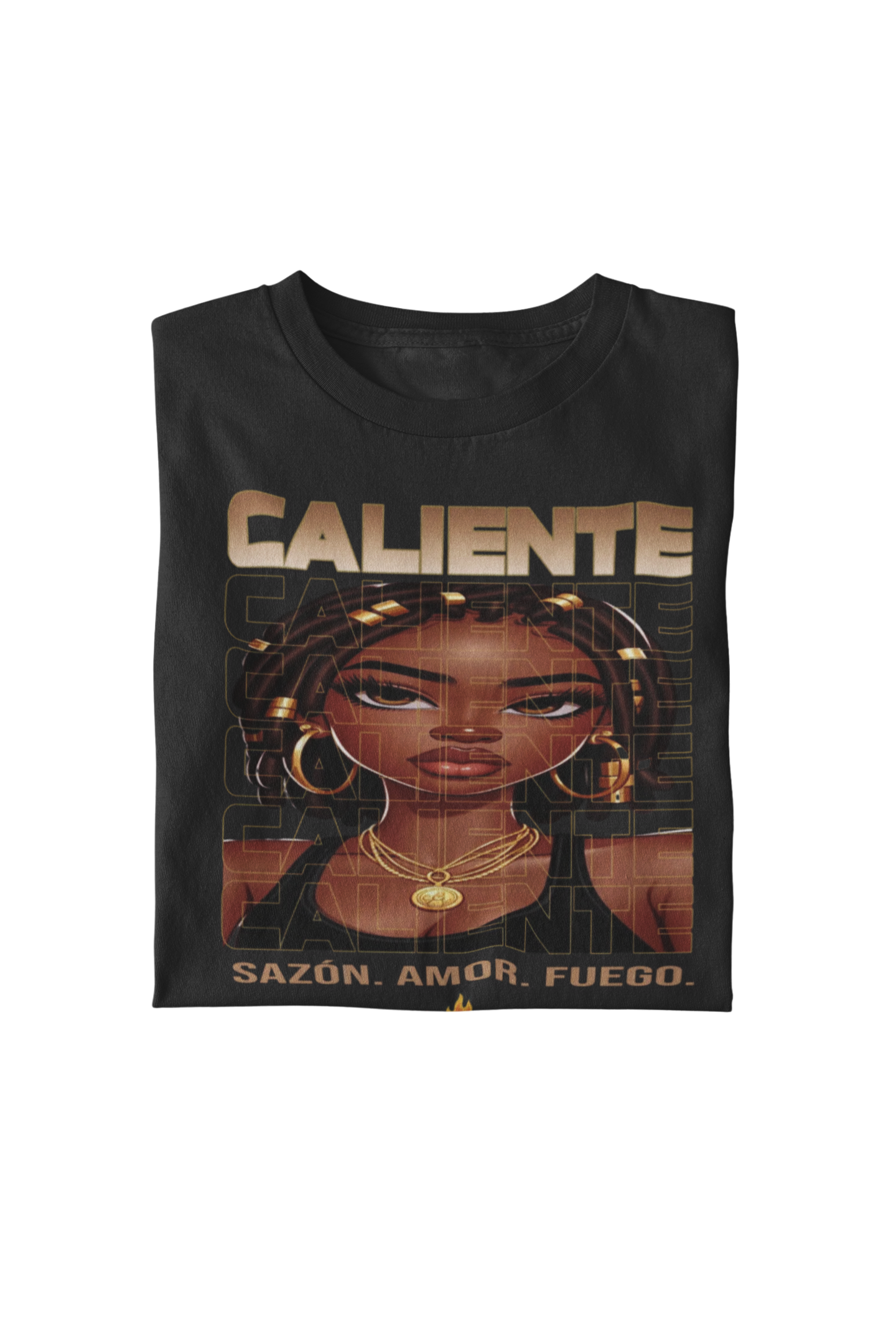 🔥 Sazón — Caliente Bronce Luxe Tee