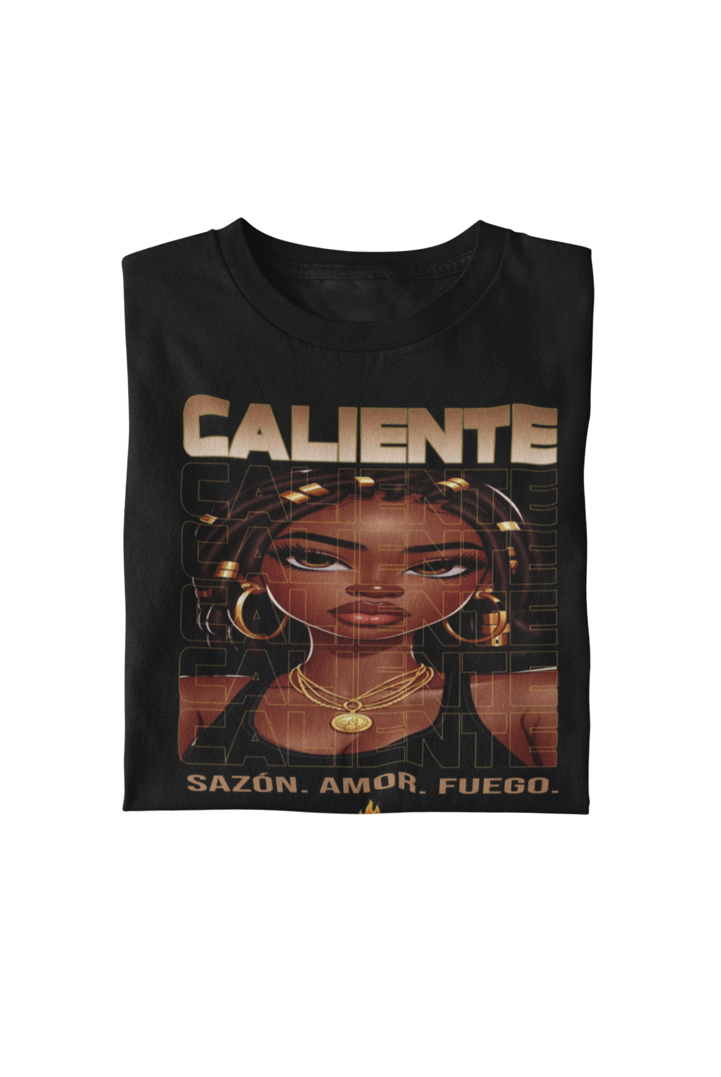 🔥 Sazón — Caliente Bronce Luxe Tee