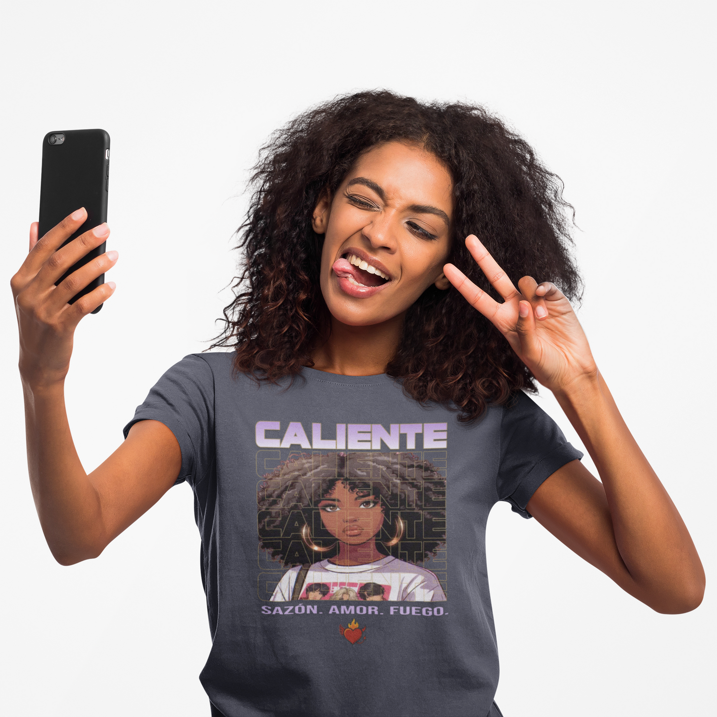 🔥 Sazón — Caliente Lavanda Halo Tee
