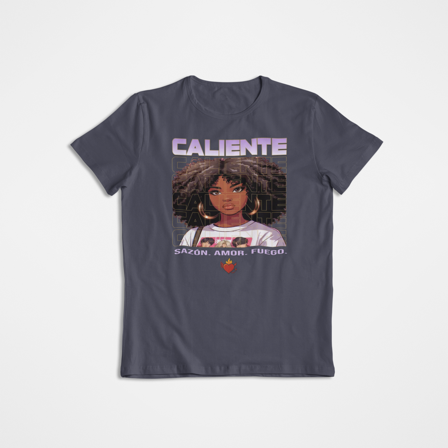 🔥 Sazón — Caliente Lavanda Halo Tee
