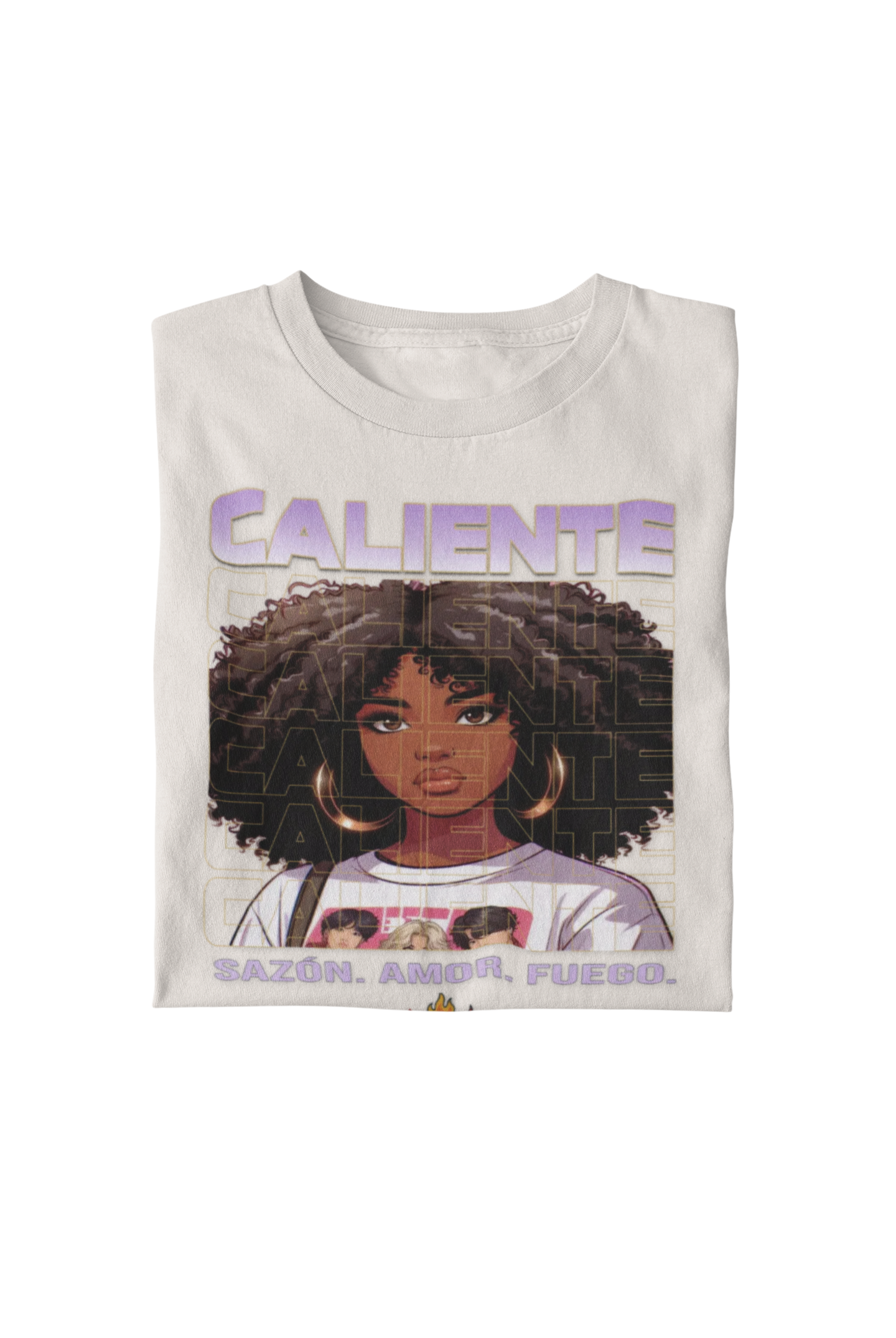 🔥 Sazón — Caliente Lavanda Halo Tee