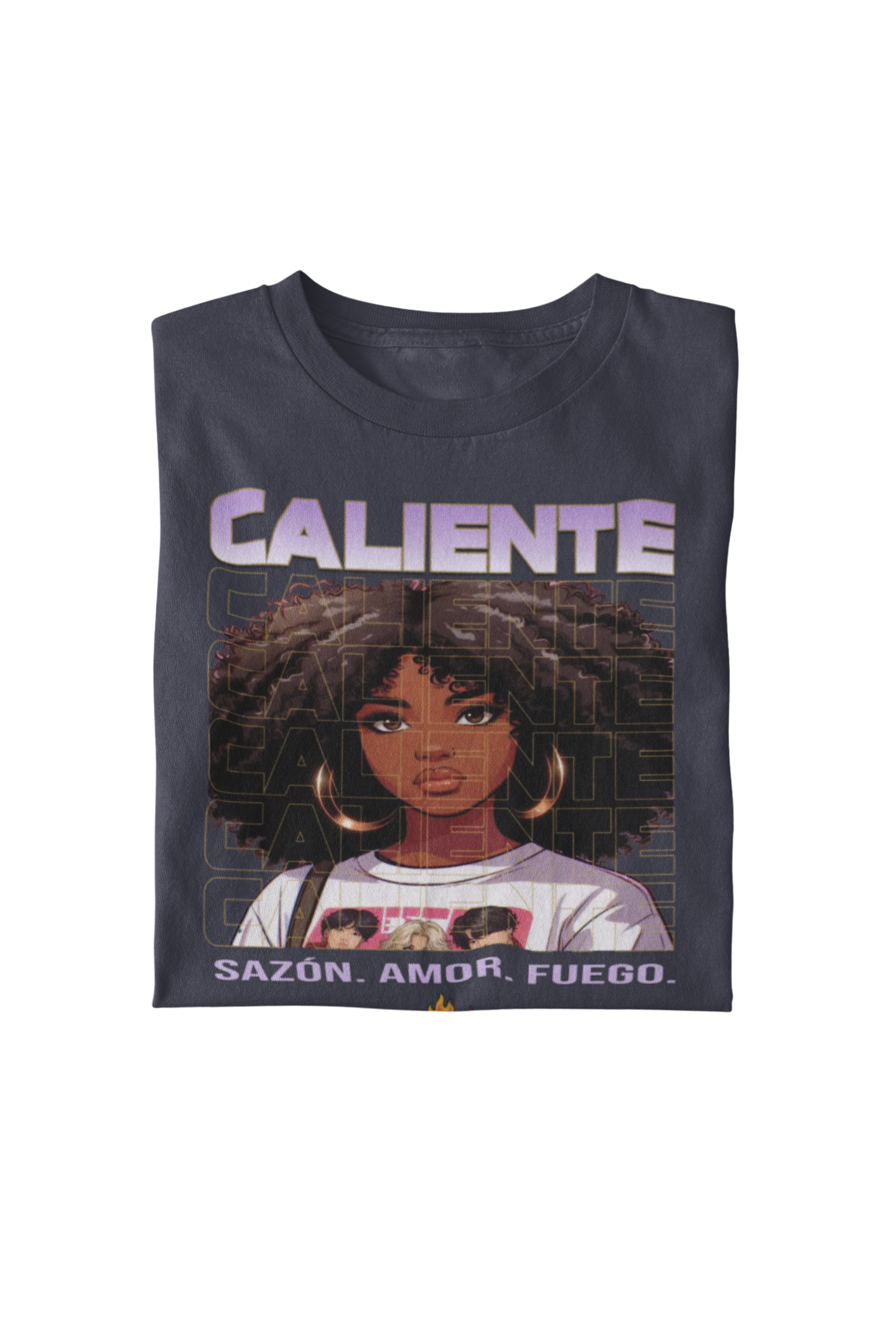 🔥 Sazón — Caliente Lavanda Halo Tee