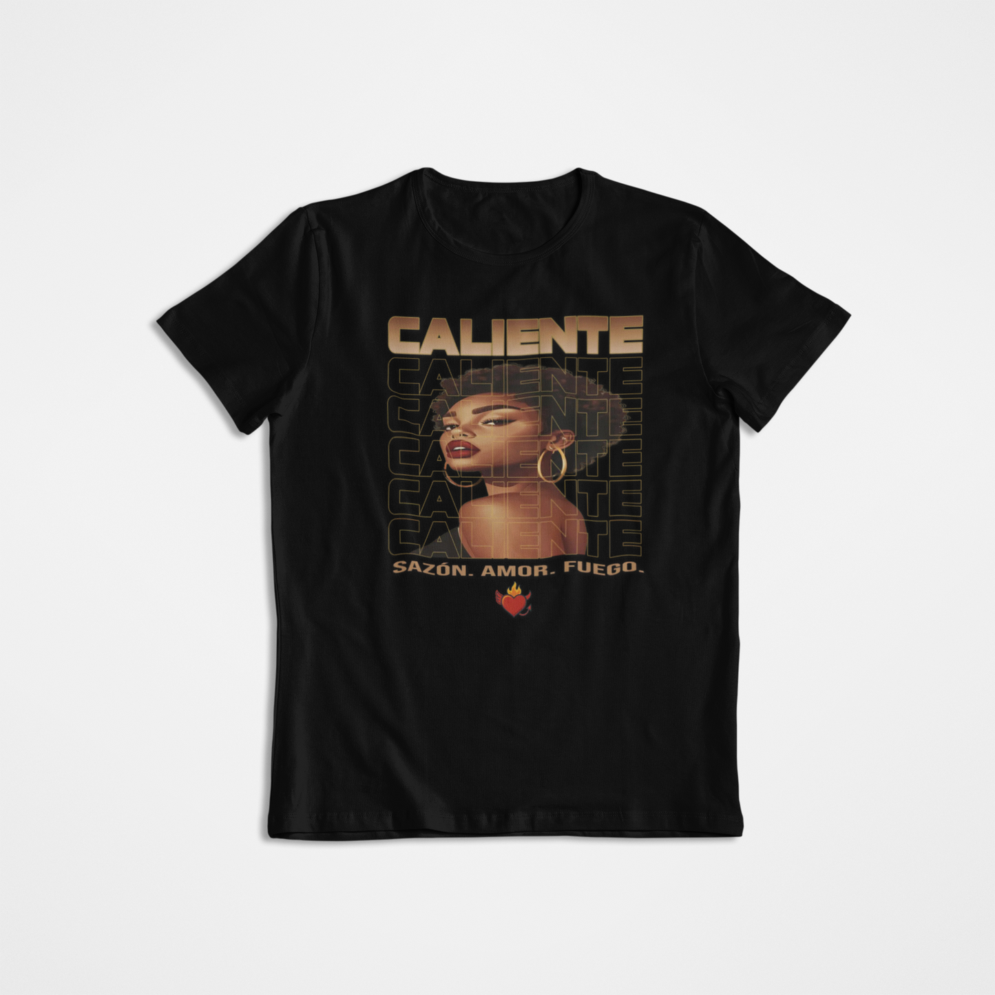 🔥 Sazón — Caliente Cacao Dorado Tee
