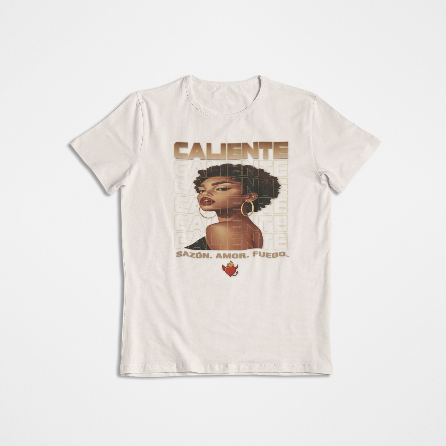 🔥 Sazón — Caliente Cacao Dorado Tee