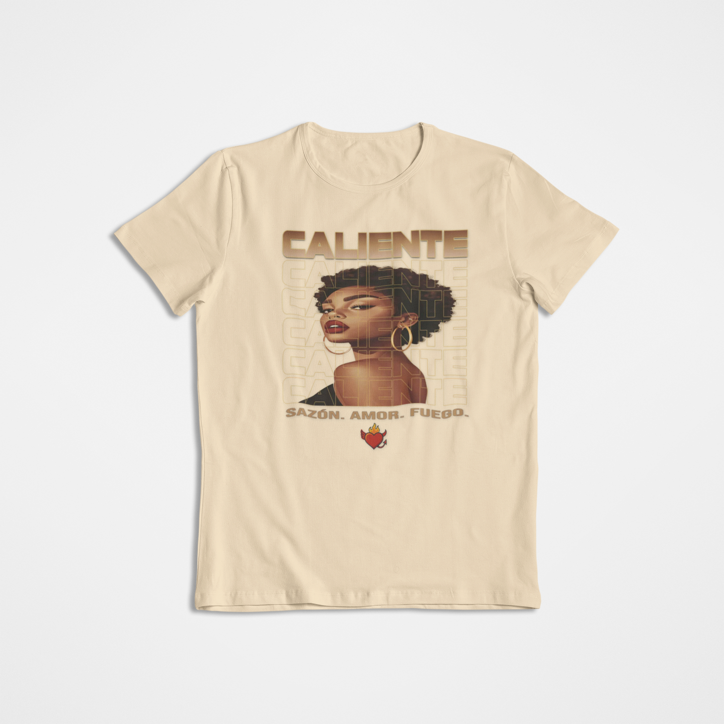 🔥 Sazón — Caliente Cacao Dorado Tee