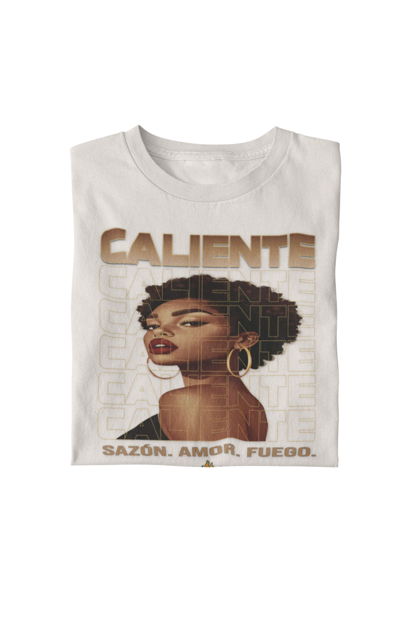 🔥 Sazón — Caliente Cacao Dorado Tee