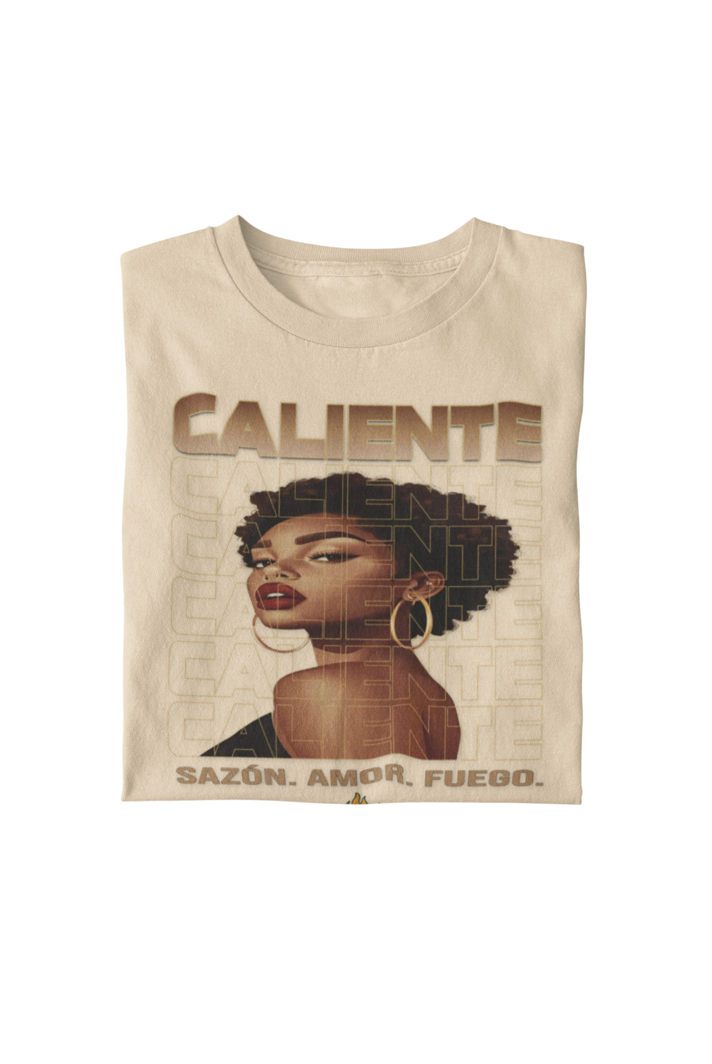 🔥 Sazón — Caliente Cacao Dorado Tee