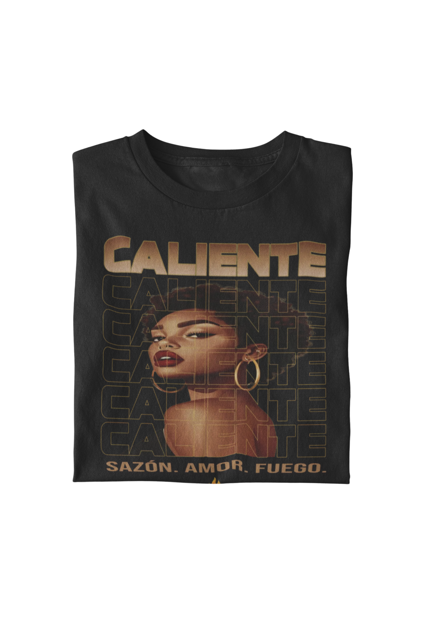 🔥 Sazón — Caliente Cacao Dorado Tee