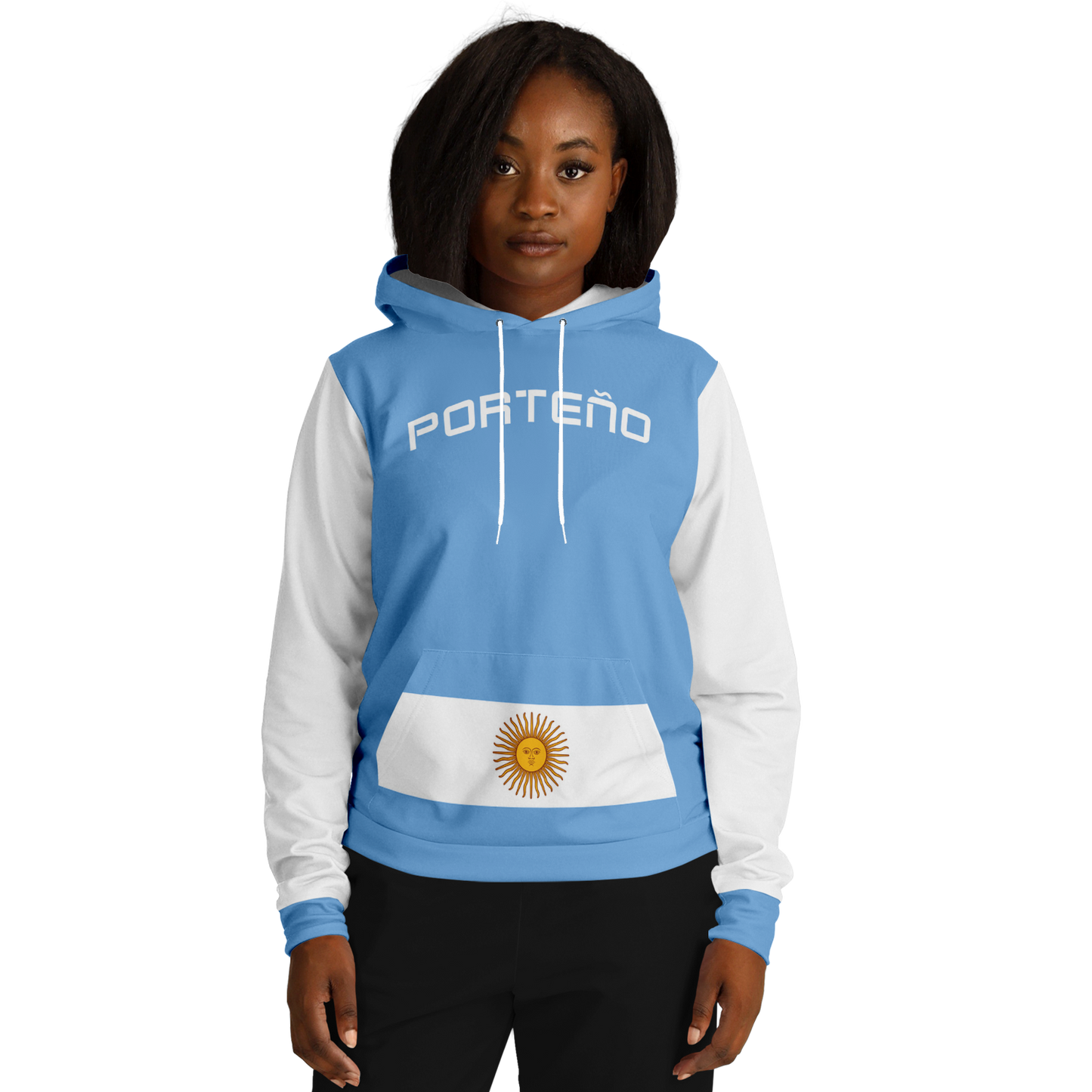 🇦🇷 Latino Roots Hoodie – Porteño (Blue)