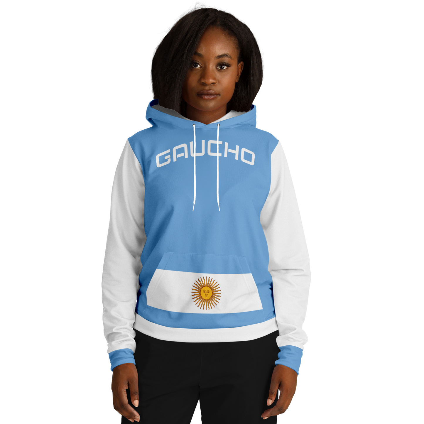 🇦🇷 Latino Roots Hoodie – Gaucho (Blue)