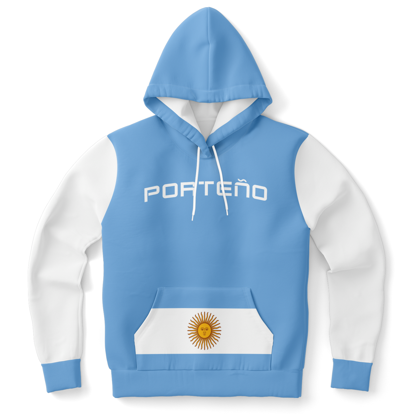 🇦🇷 Latino Roots Hoodie – Porteño (Blue)