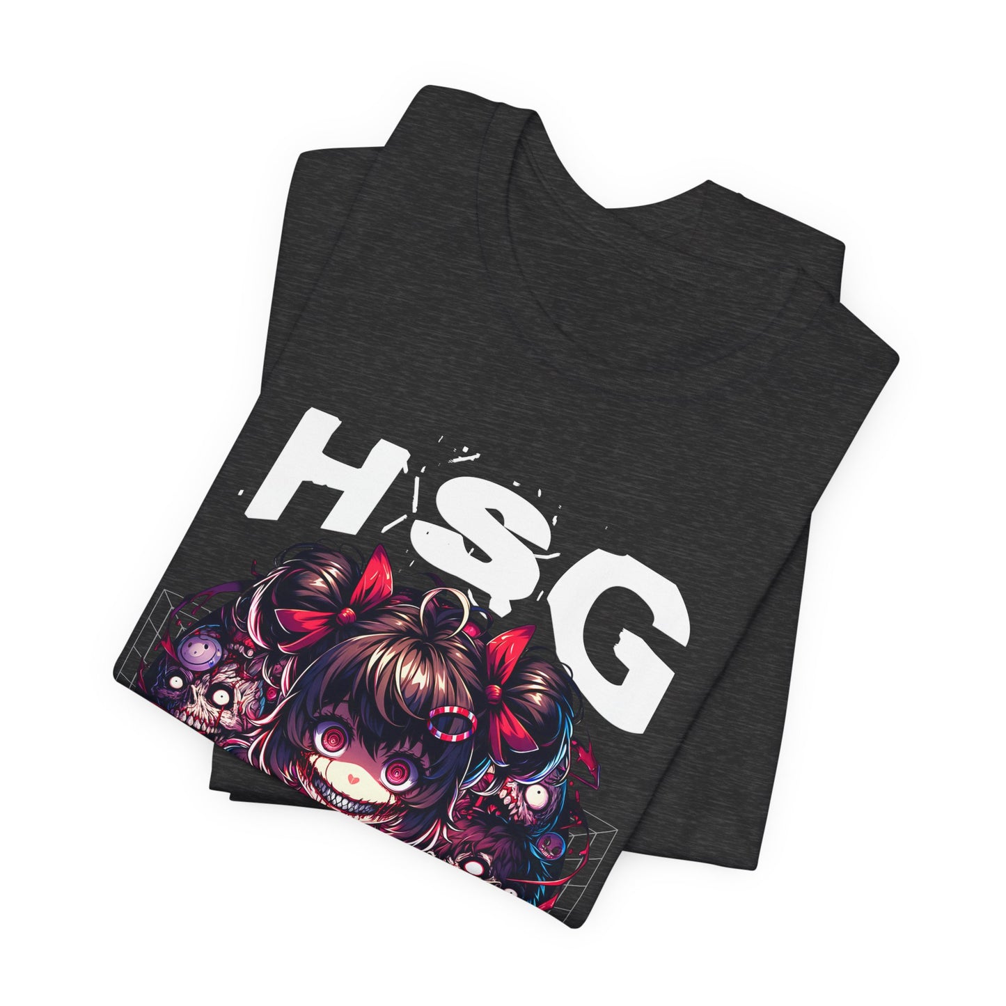 Camiseta de anime psicópata de HSG Apparel | Bella Canvas unisex atrevida 3001