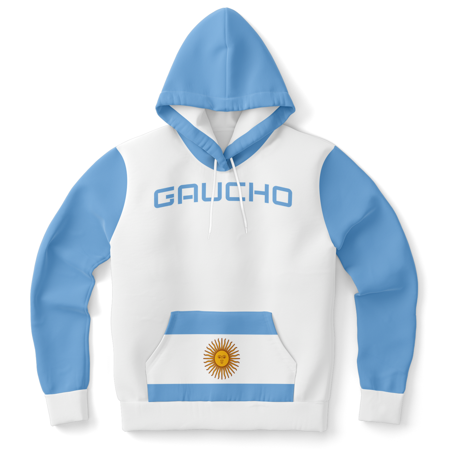 🇦🇷 Latino Roots Hoodie – Gaucho (White)