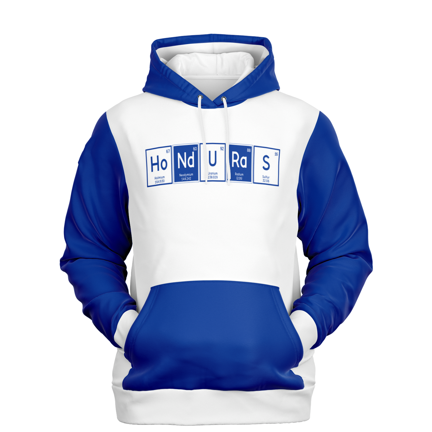 Honduras Periodic Table Hoodie – All Over Print Unisex Heritage Design