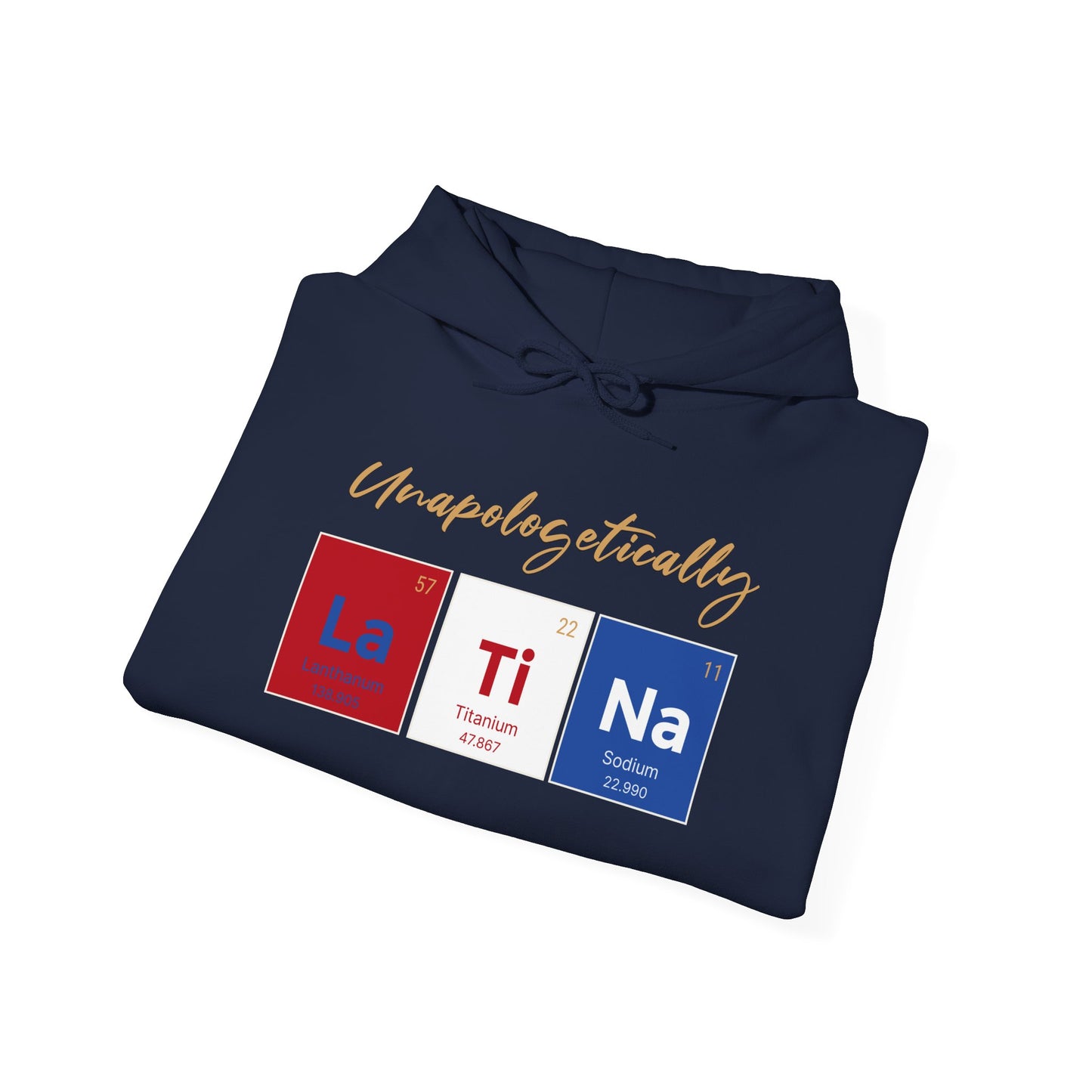 Unapologetically Latina™ – Puerto Rico Periodic Table Hoodie