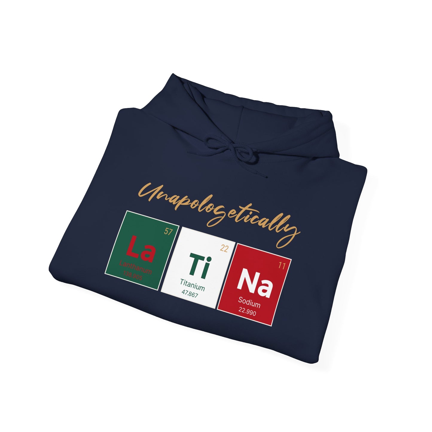 Unapologetically Latina™ – Mexico Periodic Table Hoodie