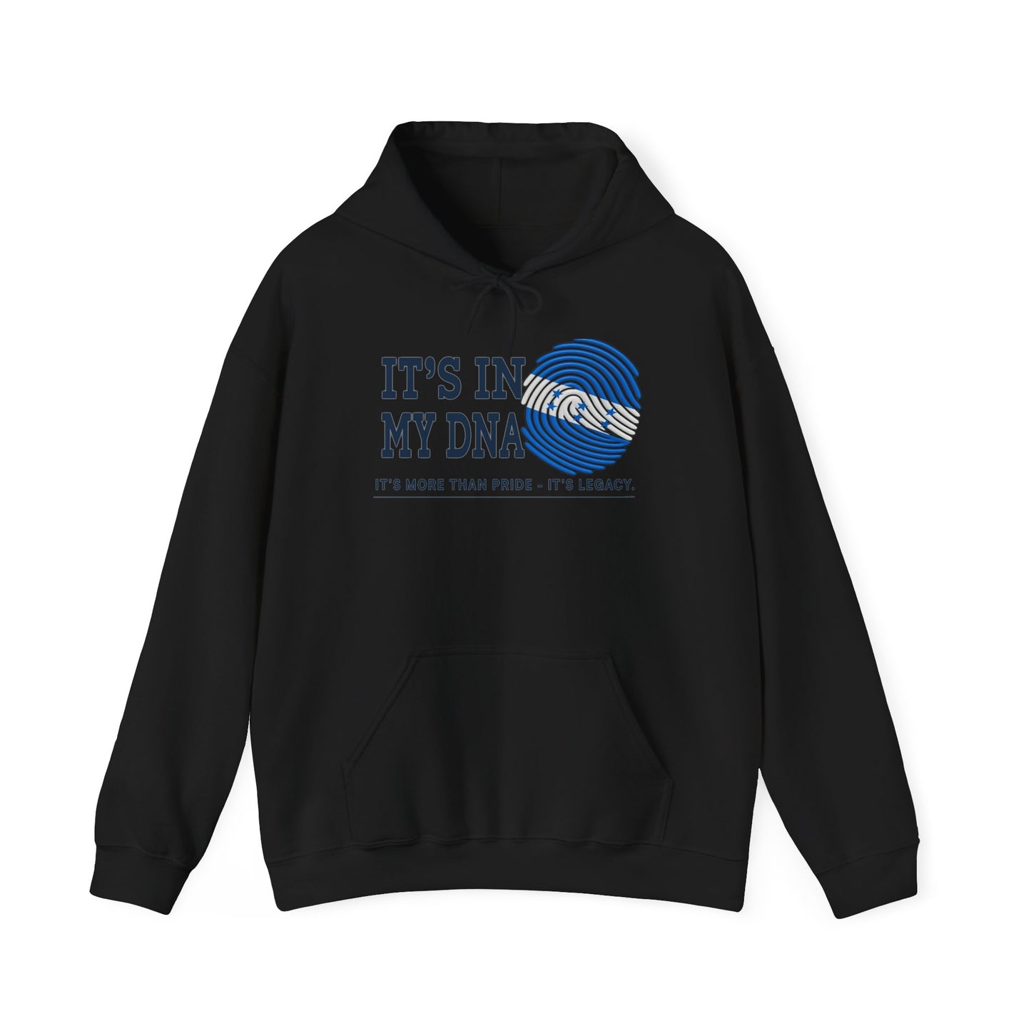 It’s In My DNA™ – Honduran Heritage Fingerprint Pullover Hoodie