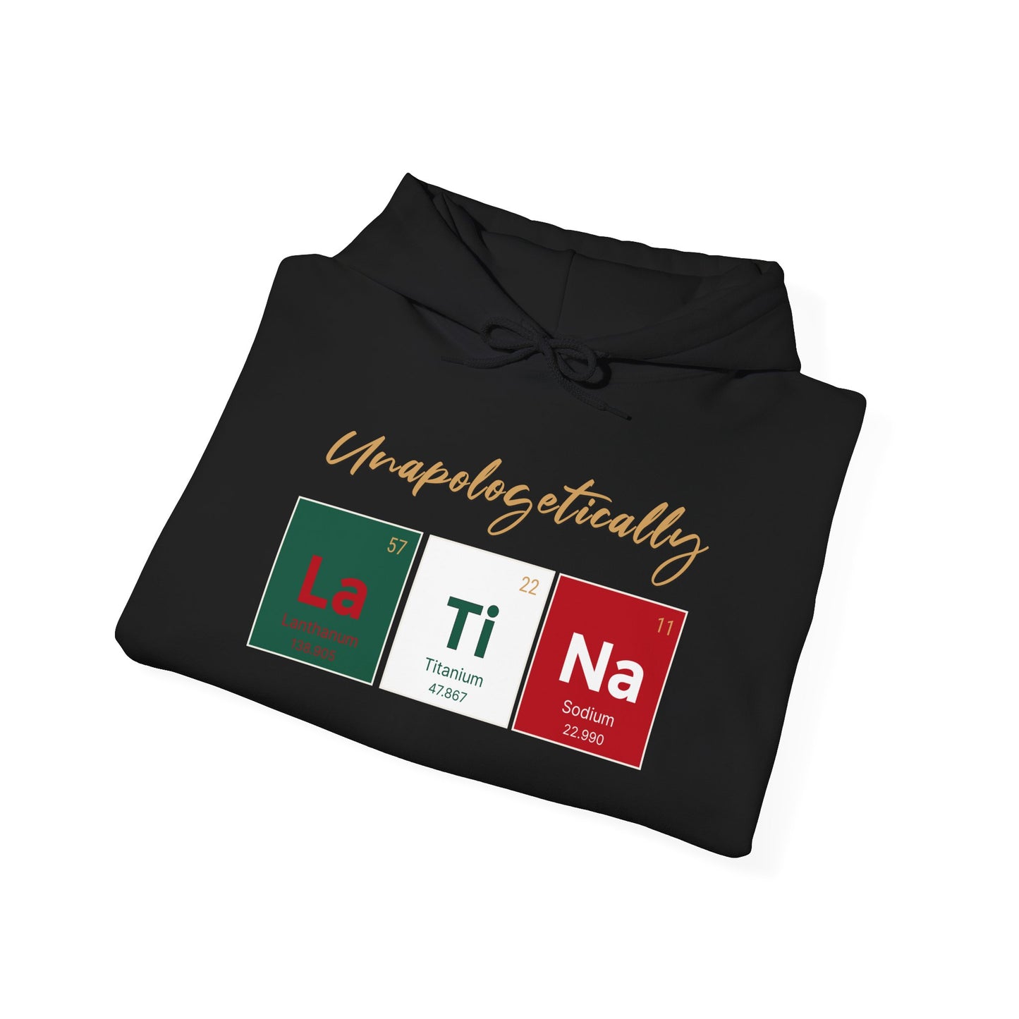 Unapologetically Latina™ – Mexico Periodic Table Hoodie