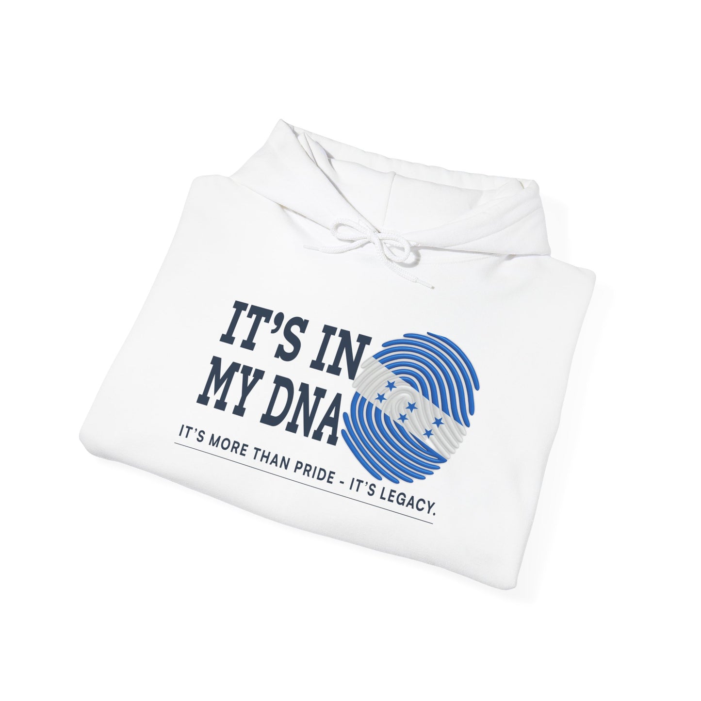 It’s In My DNA™ – Honduran Heritage Fingerprint Pullover Hoodie
