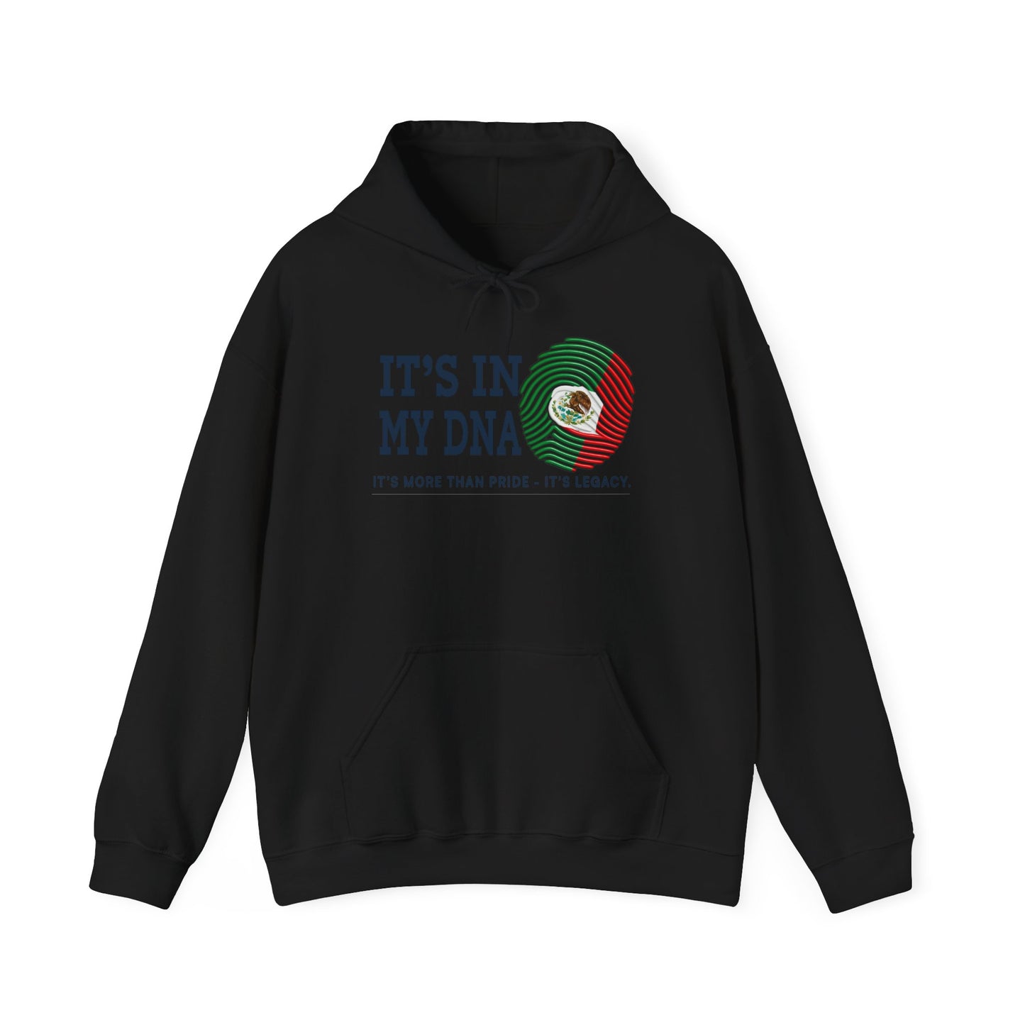 It’s In My DNA™ – Mexican Heritage Fingerprint Pullover Hoodie